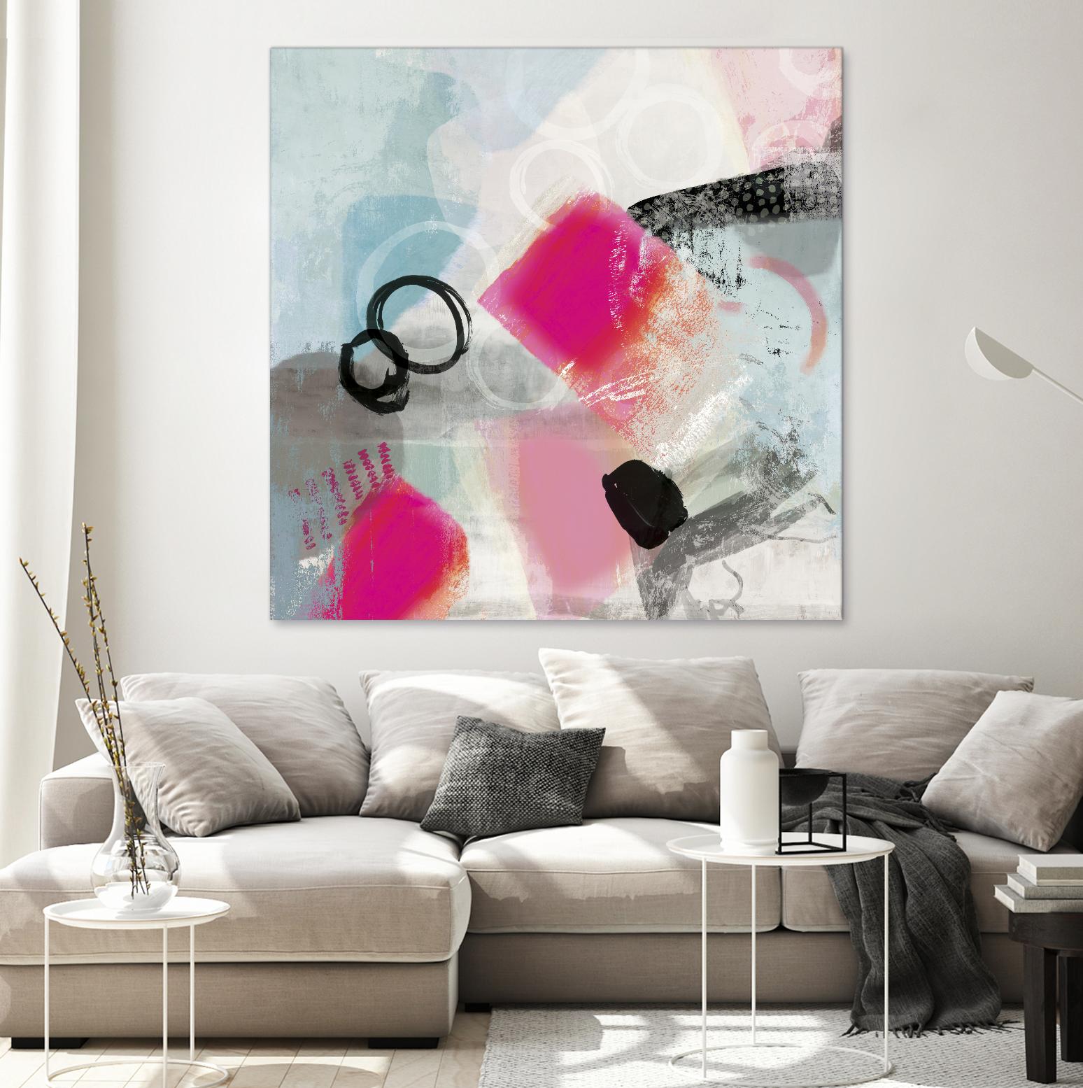 Rush by PI Studio on GIANT ART - cyan abstract