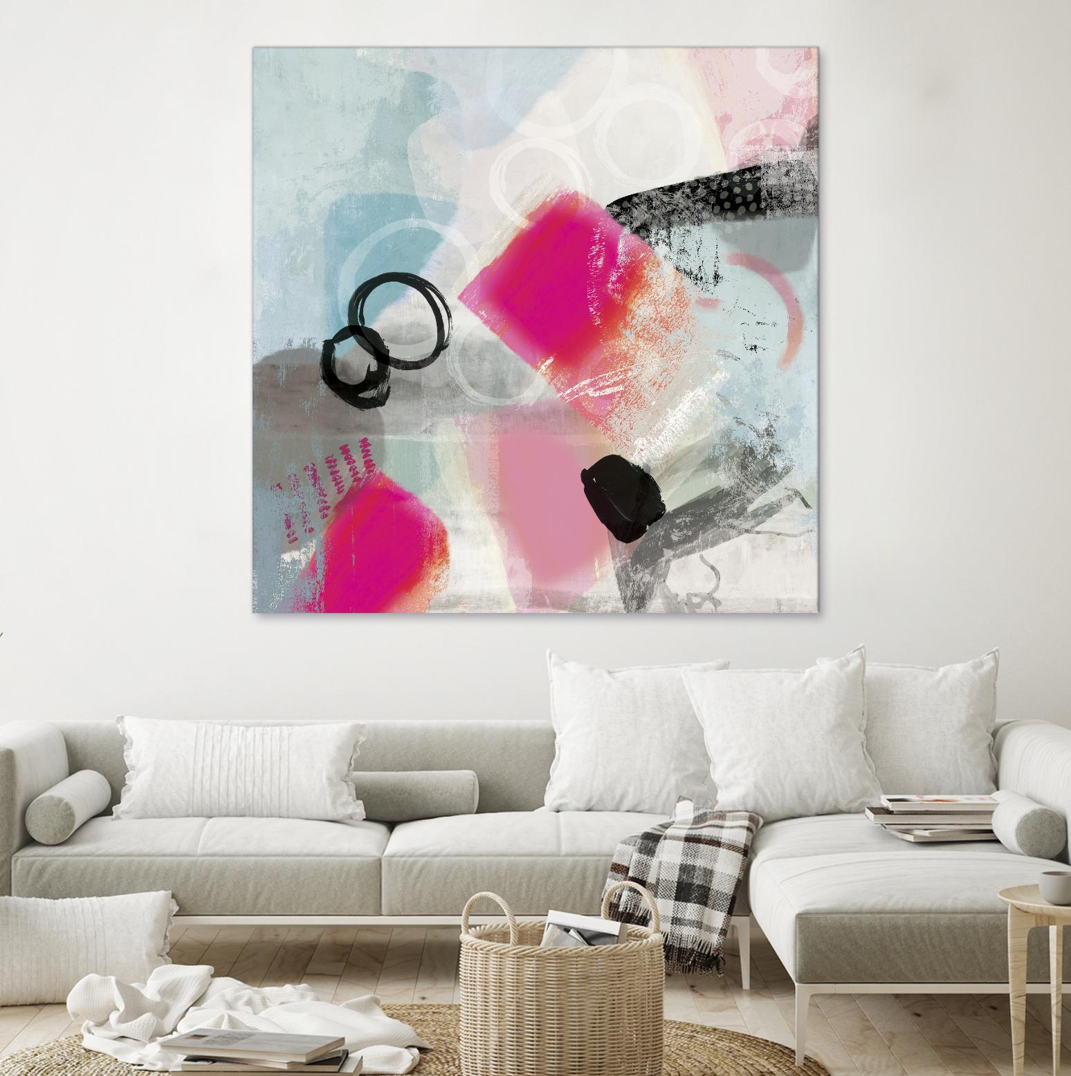 Rush by PI Studio on GIANT ART - cyan abstract