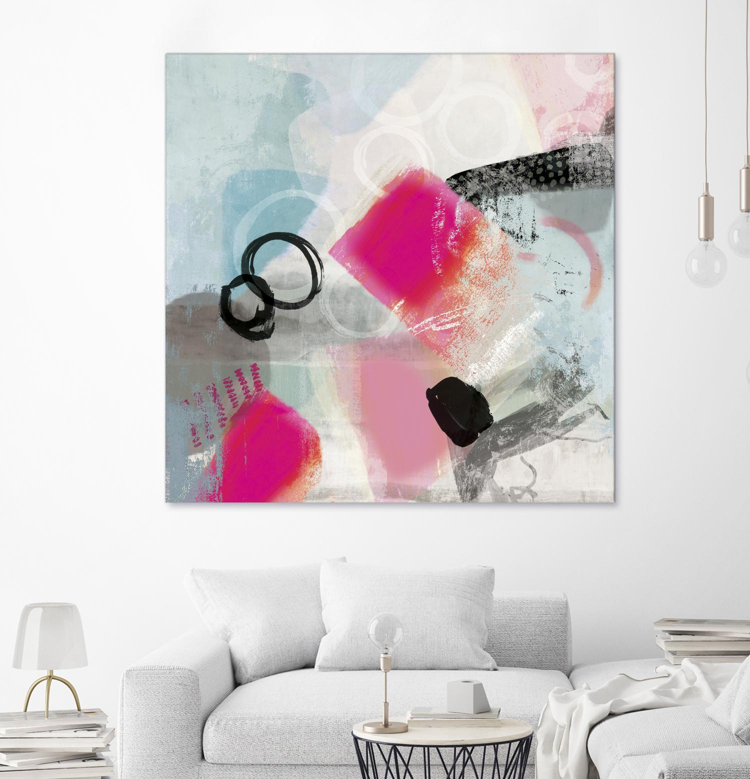 Rush by PI Studio on GIANT ART - cyan abstract