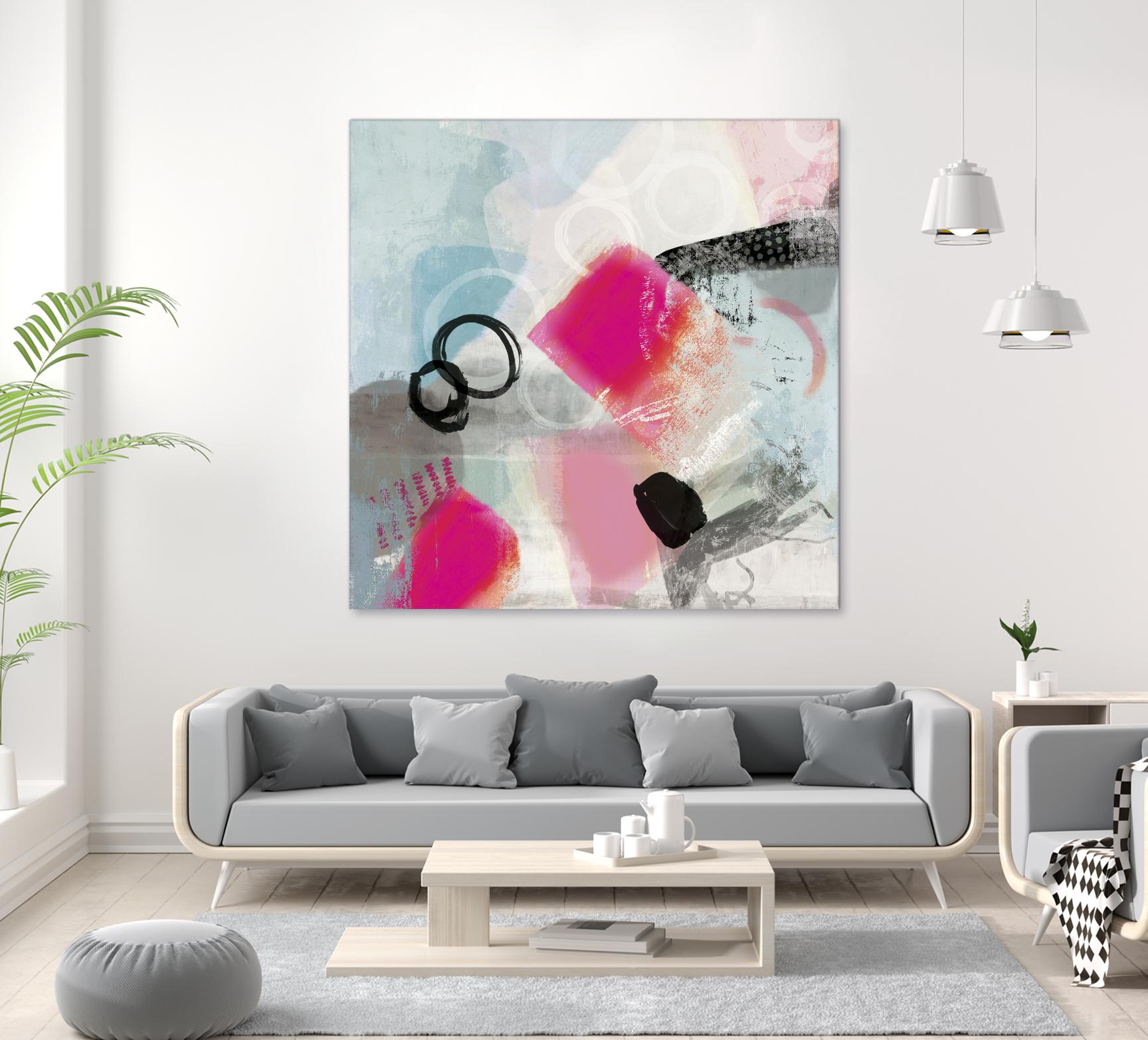 Rush by PI Studio on GIANT ART - cyan abstract