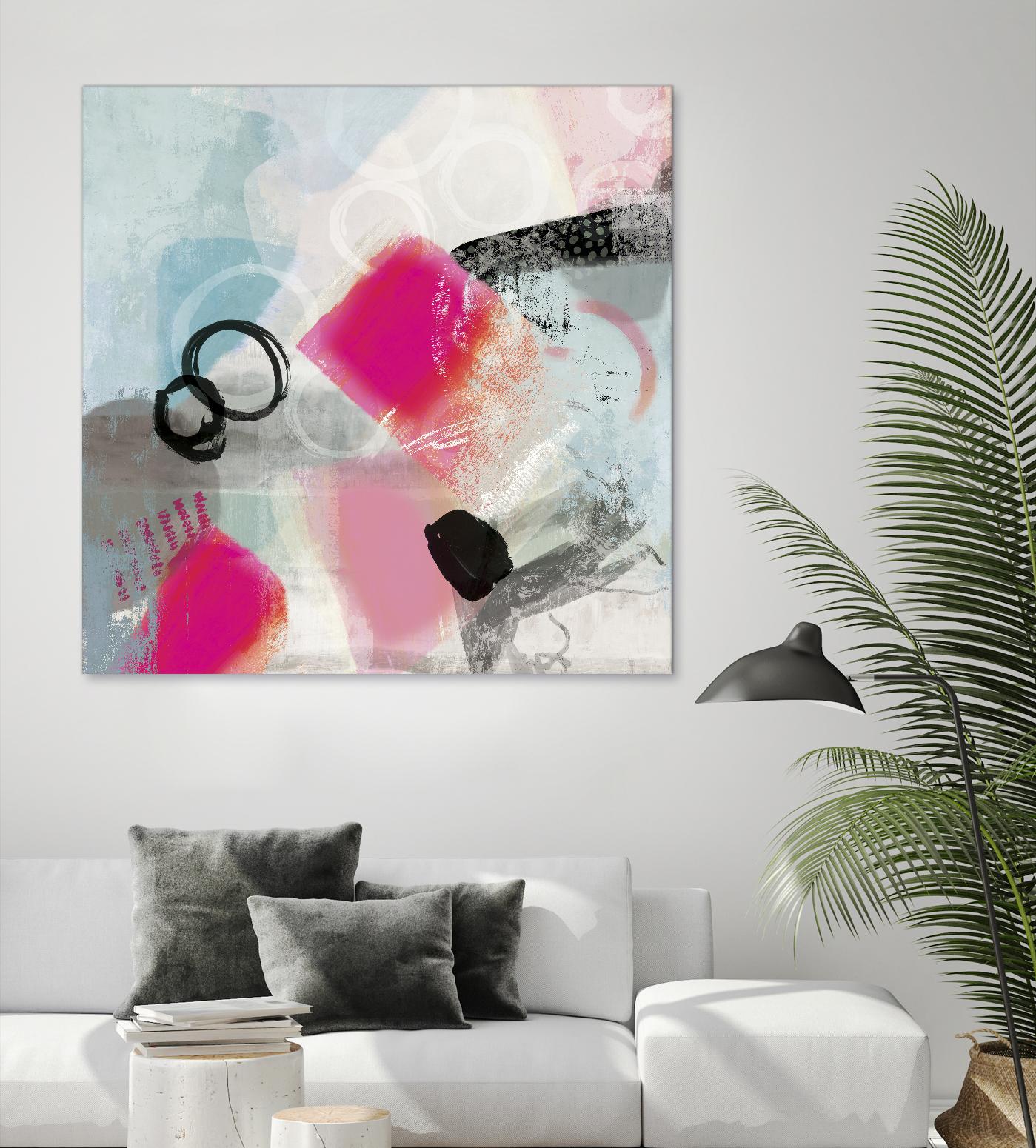 Rush by PI Studio on GIANT ART - cyan abstract