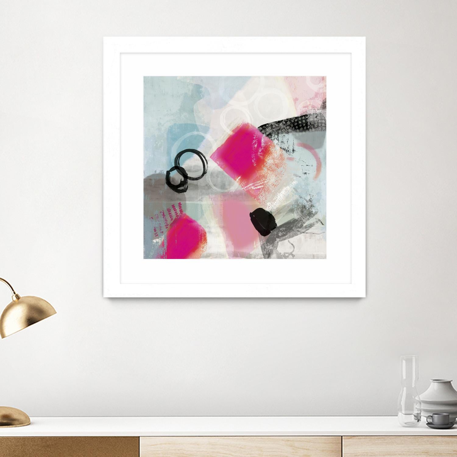 Rush by PI Studio on GIANT ART - cyan abstract