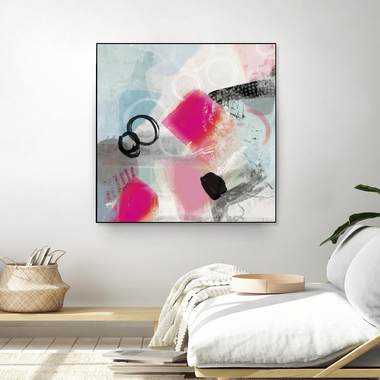 Rush by PI Studio on GIANT ART - cyan abstract