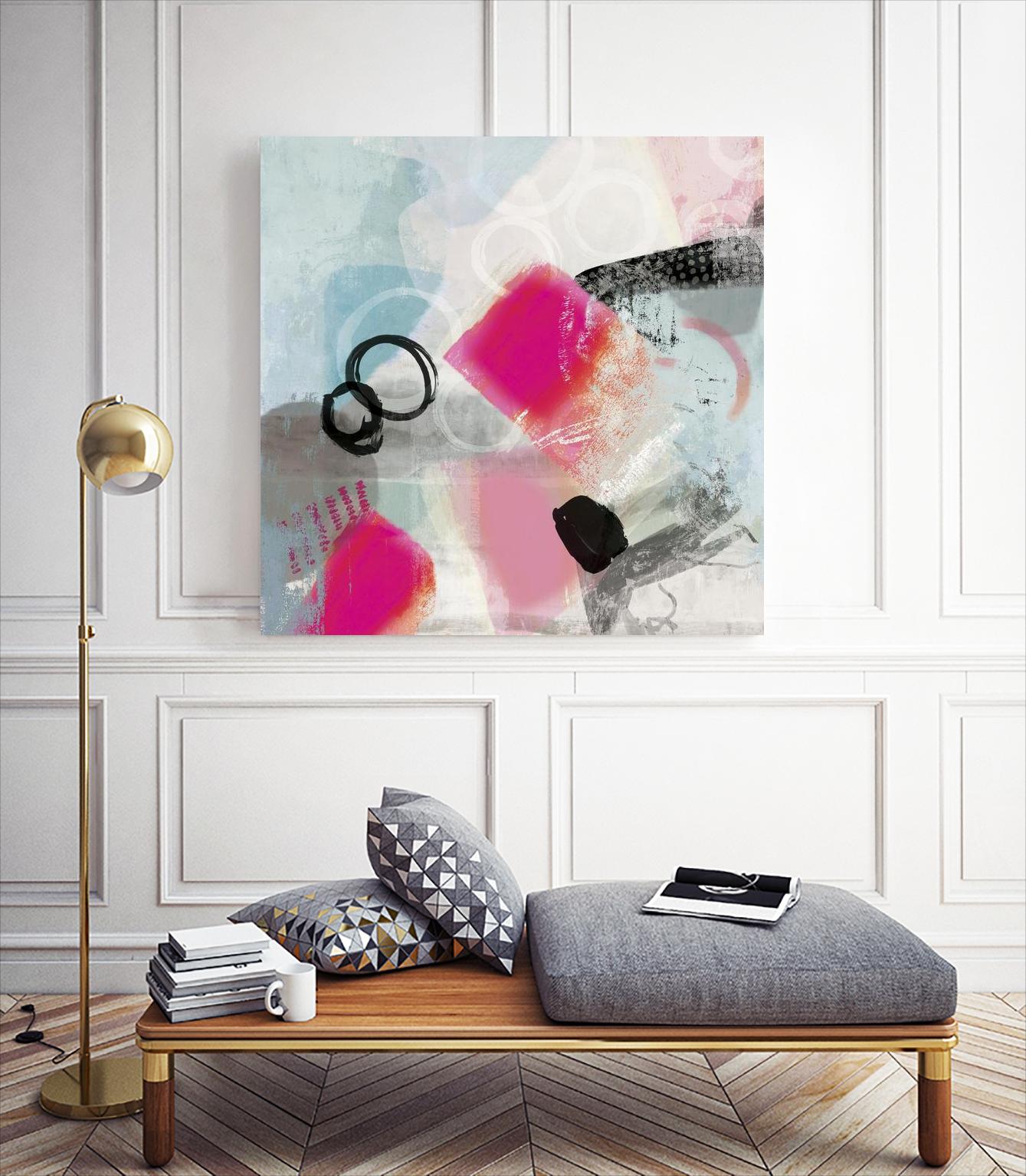 Rush by PI Studio on GIANT ART - cyan abstract