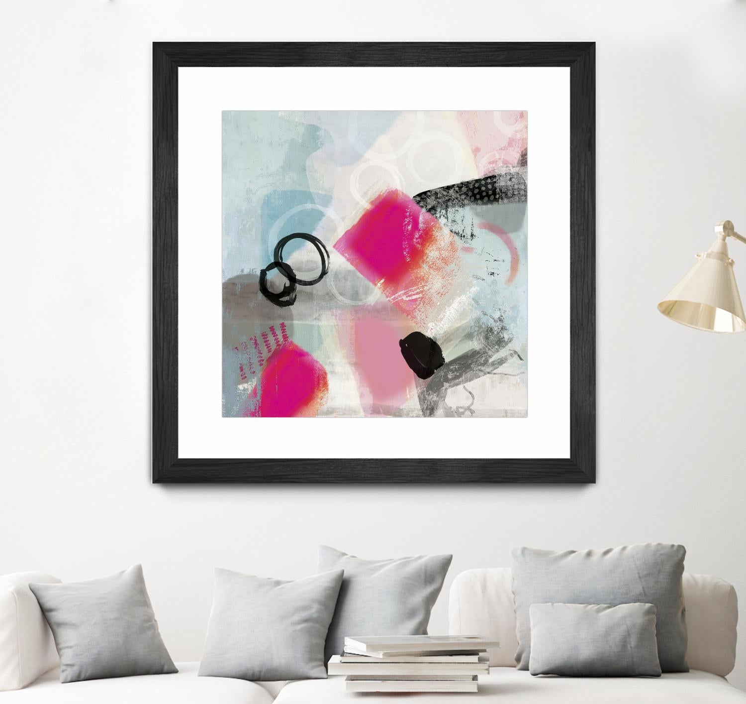 Rush by PI Studio on GIANT ART - cyan abstract