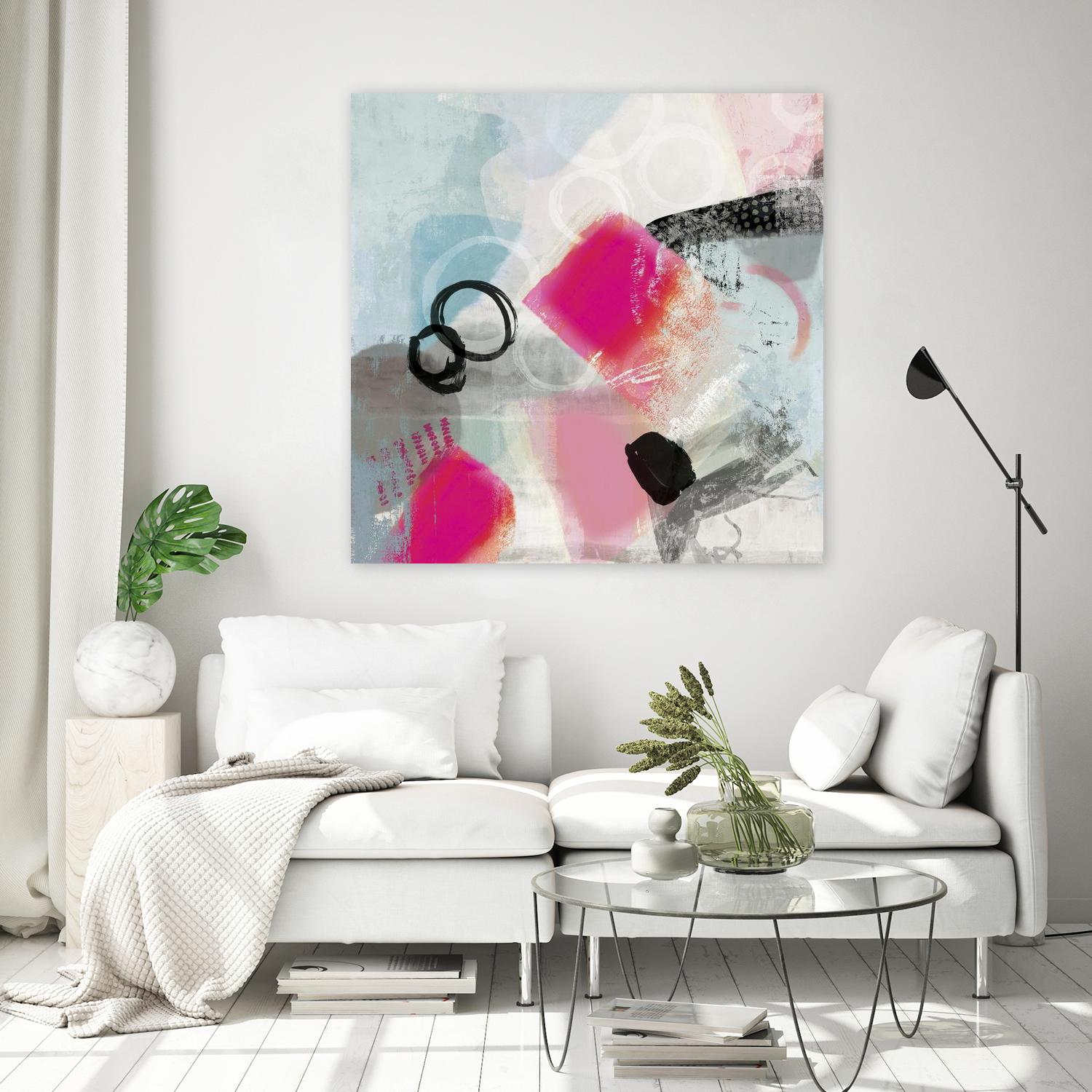 Rush by PI Studio on GIANT ART - cyan abstract