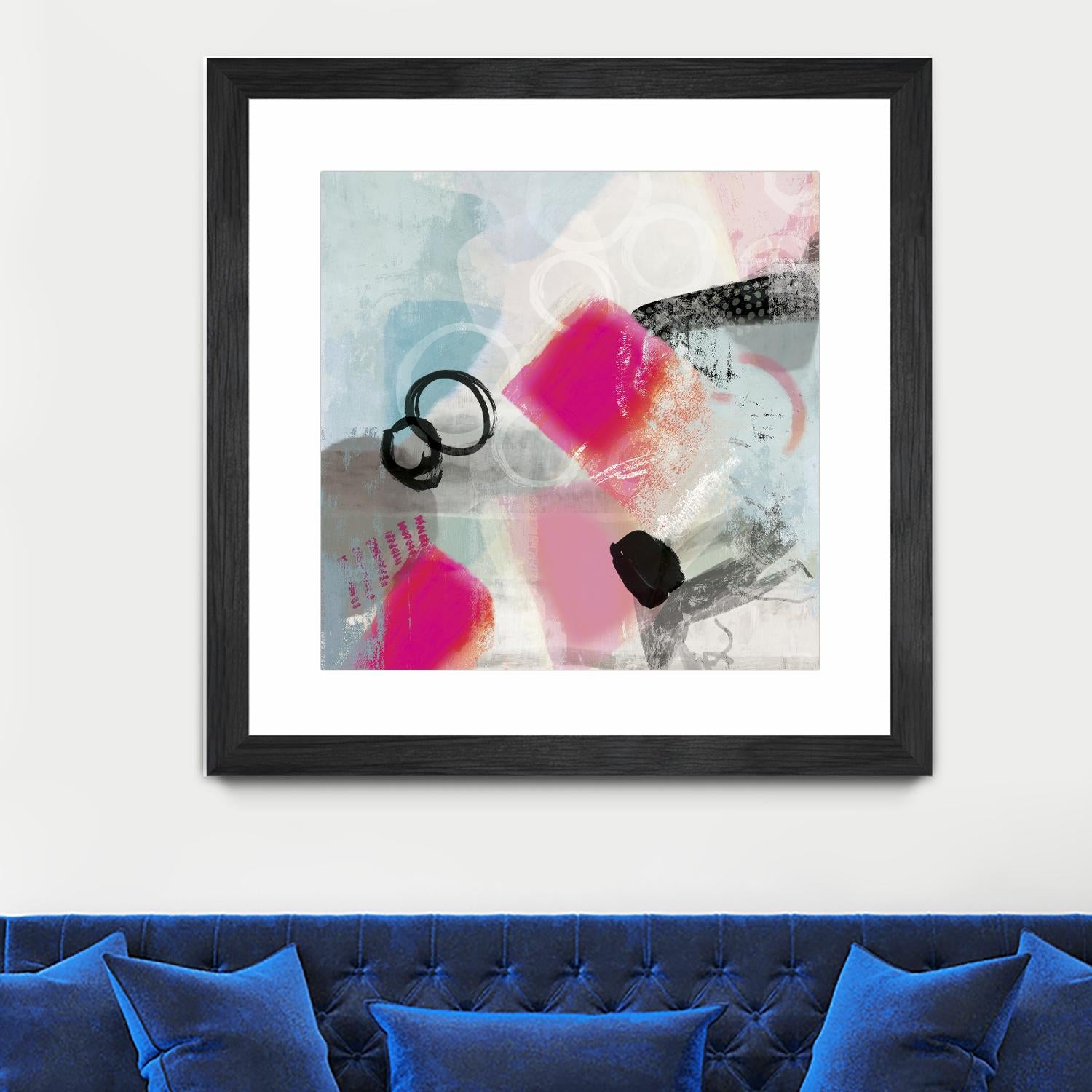 Rush by PI Studio on GIANT ART - cyan abstract