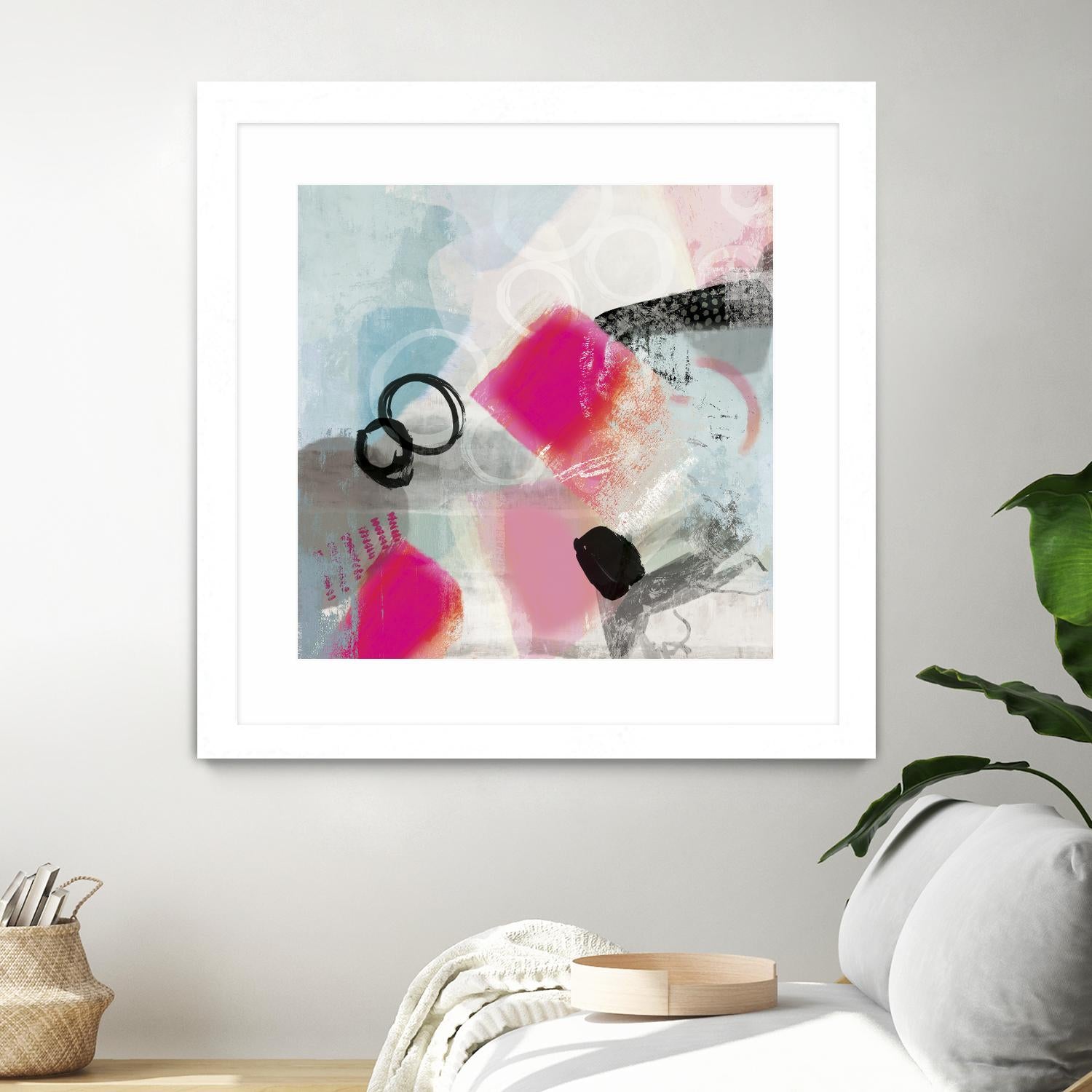 Rush by PI Studio on GIANT ART - cyan abstract