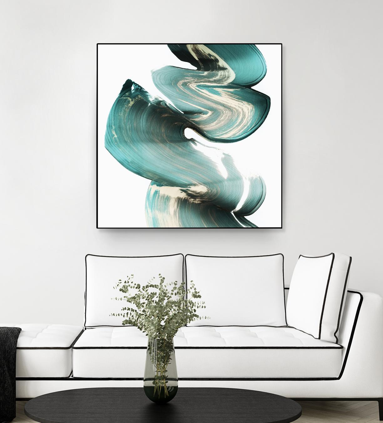 Swirl I by PI Studio on GIANT ART - white abstract