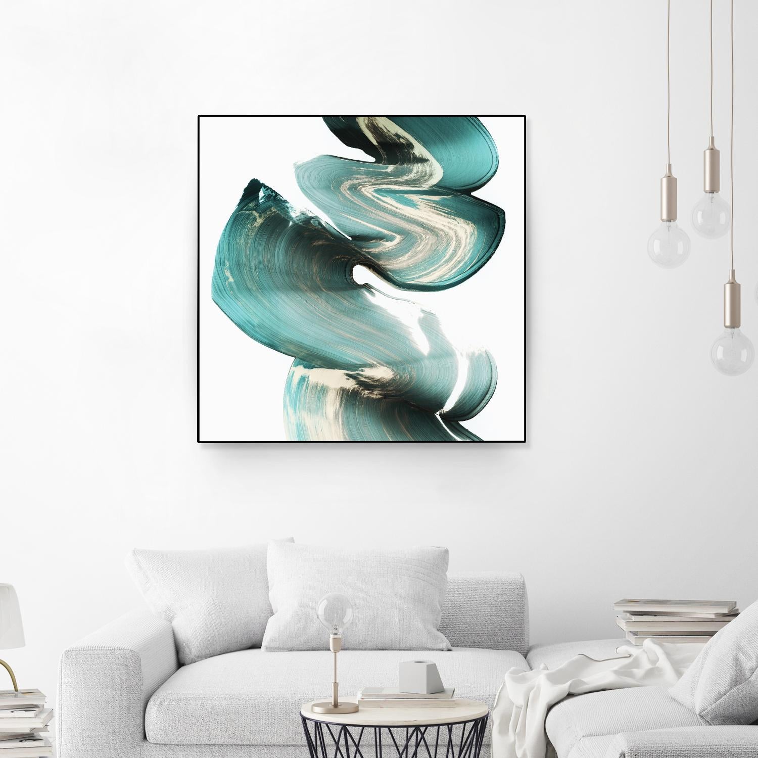 Swirl I by PI Studio on GIANT ART - white abstract