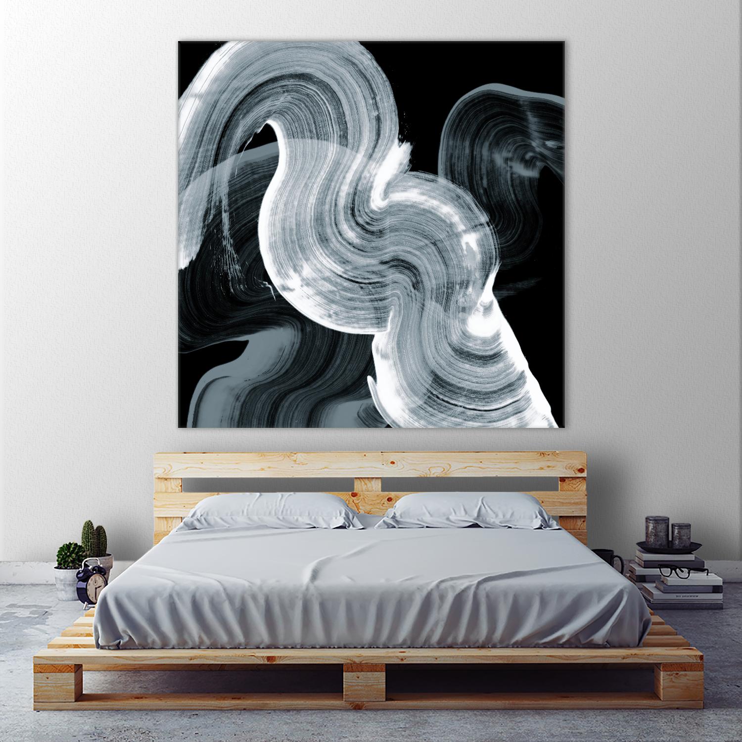 Swirl II by PI Studio on GIANT ART - white abstract