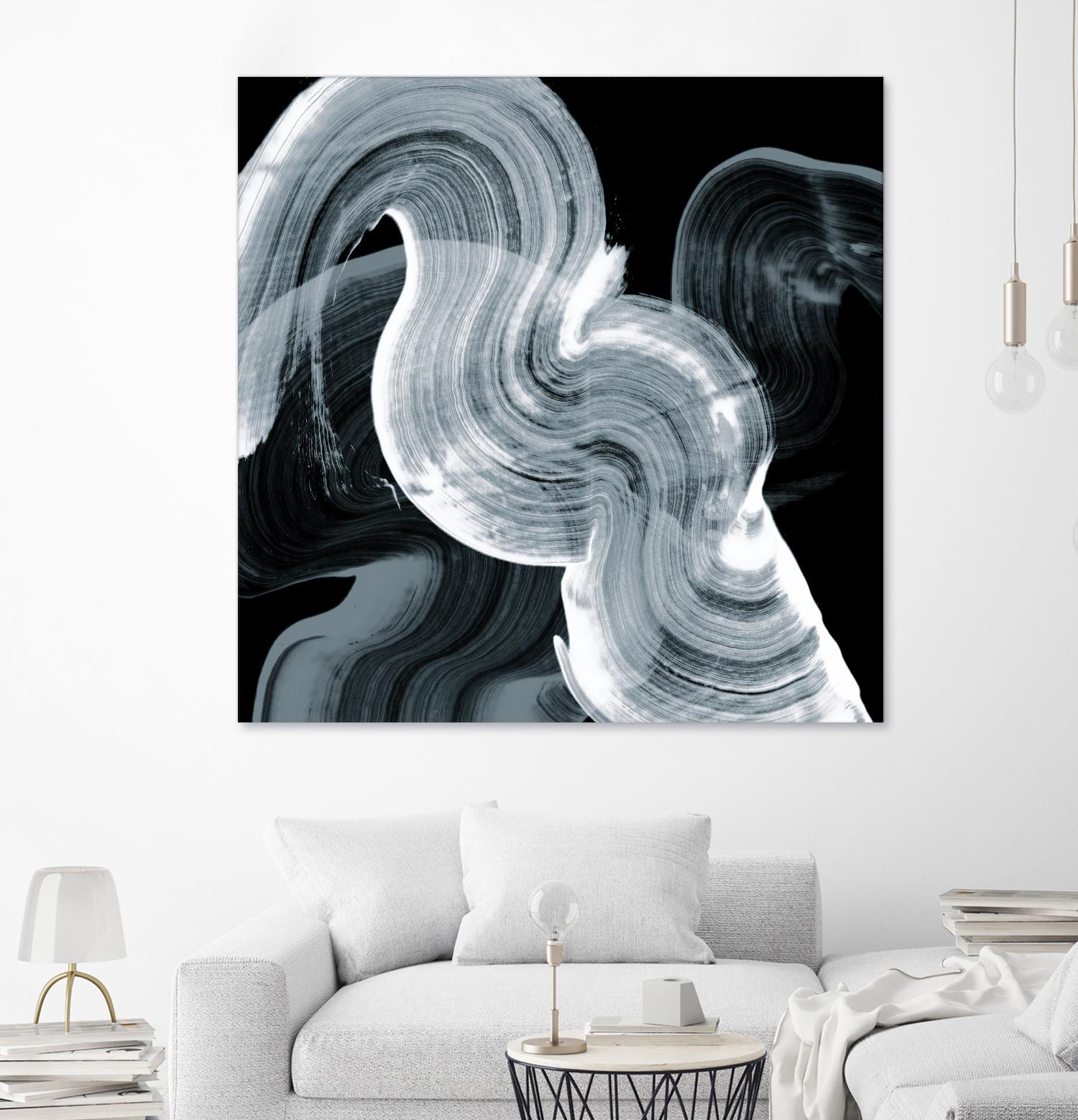 Swirl II by PI Studio on GIANT ART - white abstract