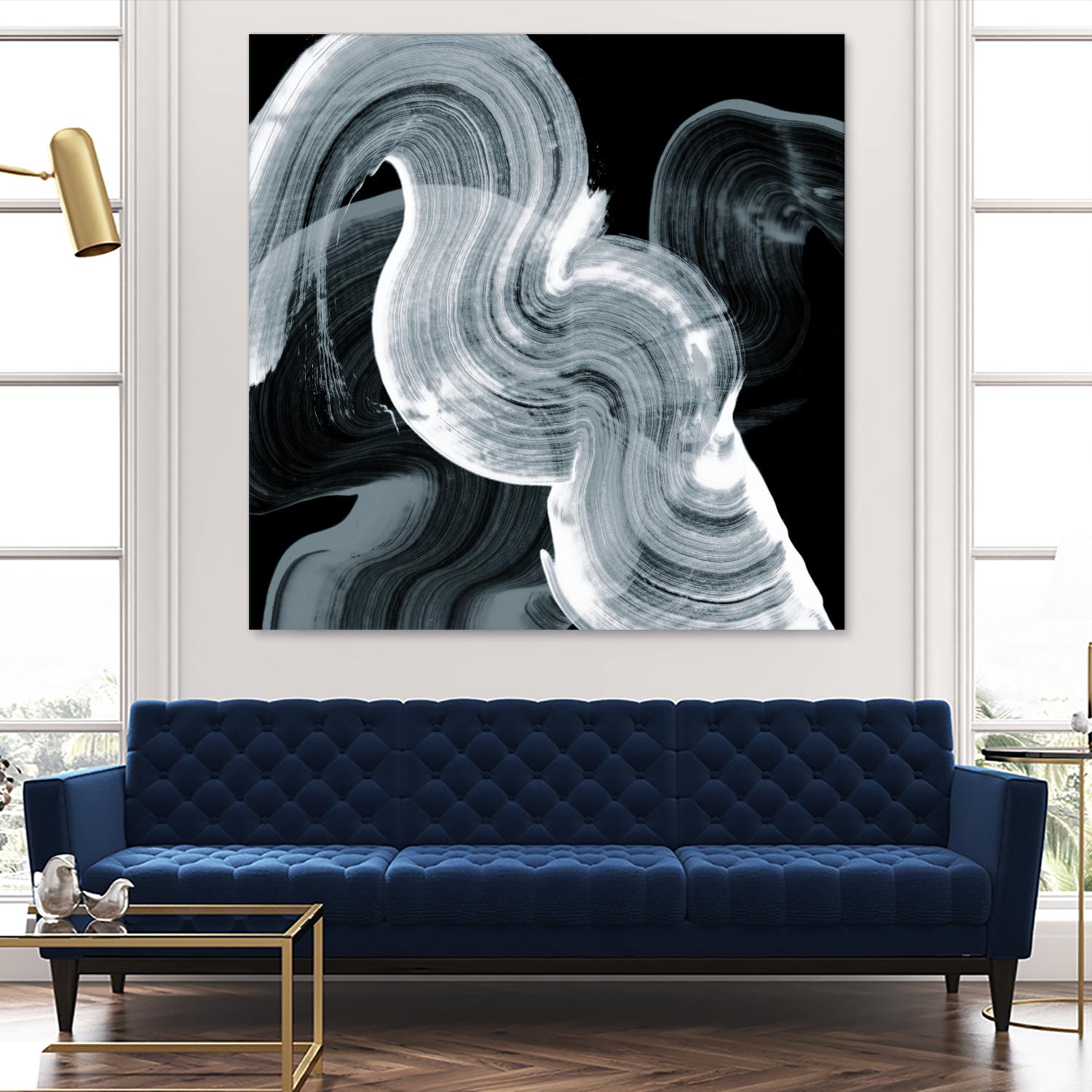 Swirl II by PI Studio on GIANT ART - white abstract