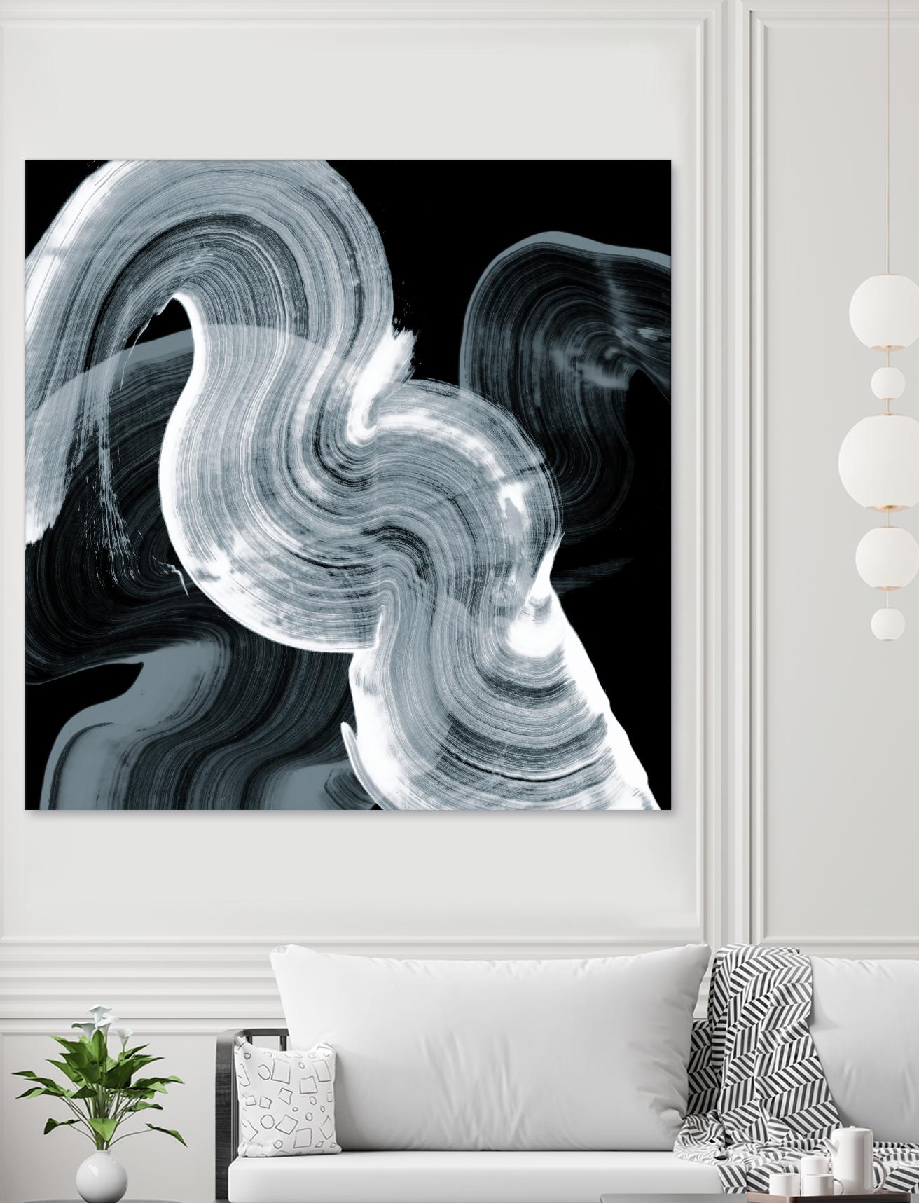 Swirl II by PI Studio on GIANT ART - white abstract