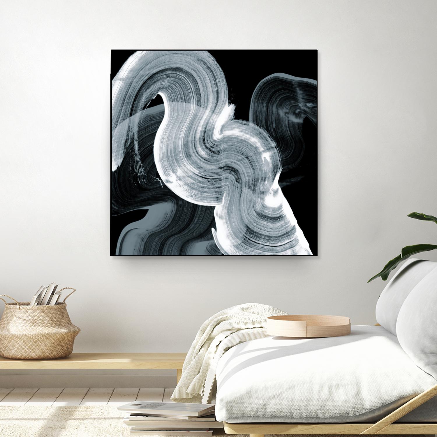 Swirl II by PI Studio on GIANT ART - white abstract