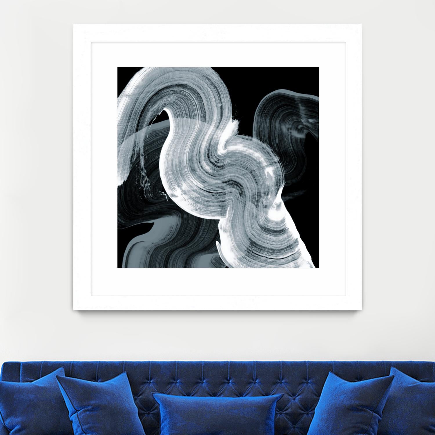 Swirl II by PI Studio on GIANT ART - white abstract