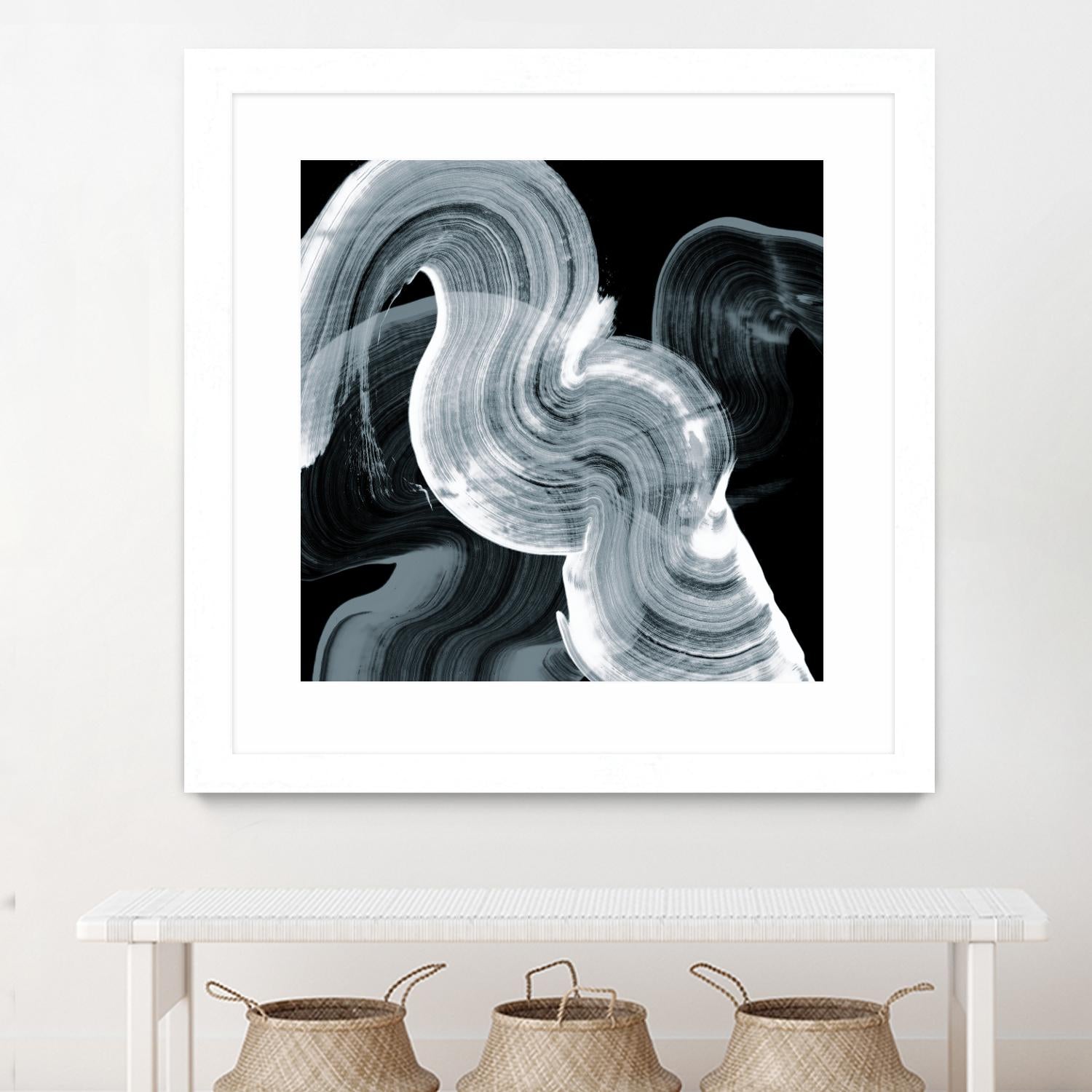 Swirl II by PI Studio on GIANT ART - white abstract