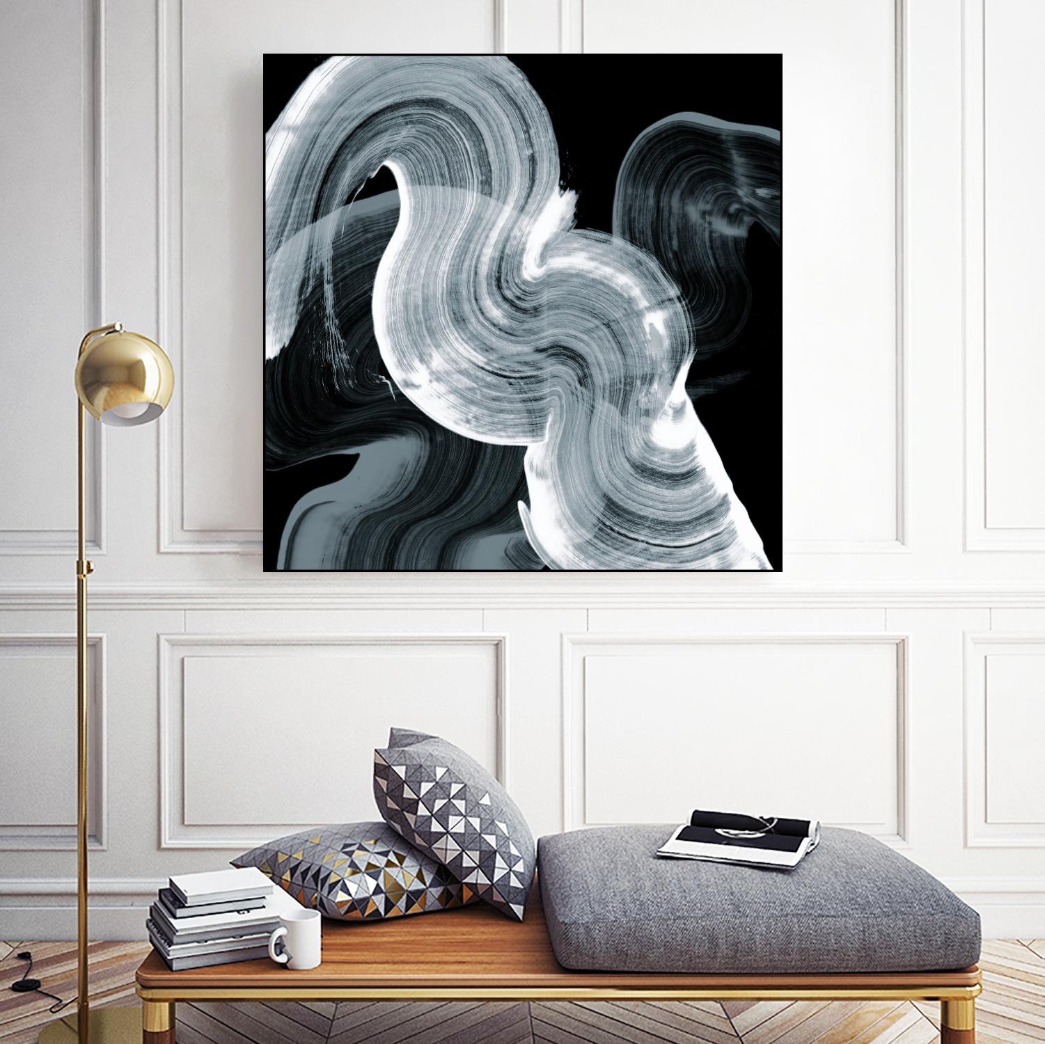 Swirl II by PI Studio on GIANT ART - white abstract