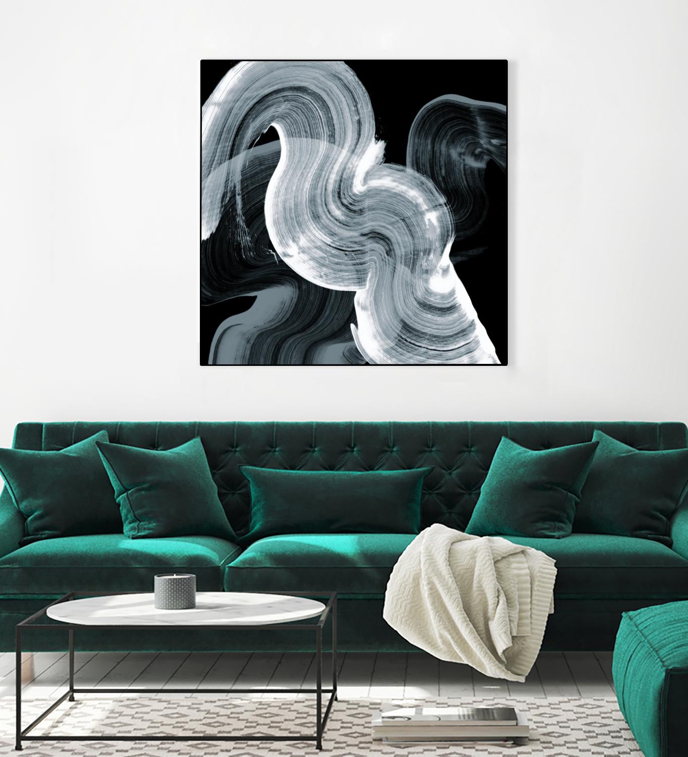 Swirl II by PI Studio on GIANT ART - white abstract