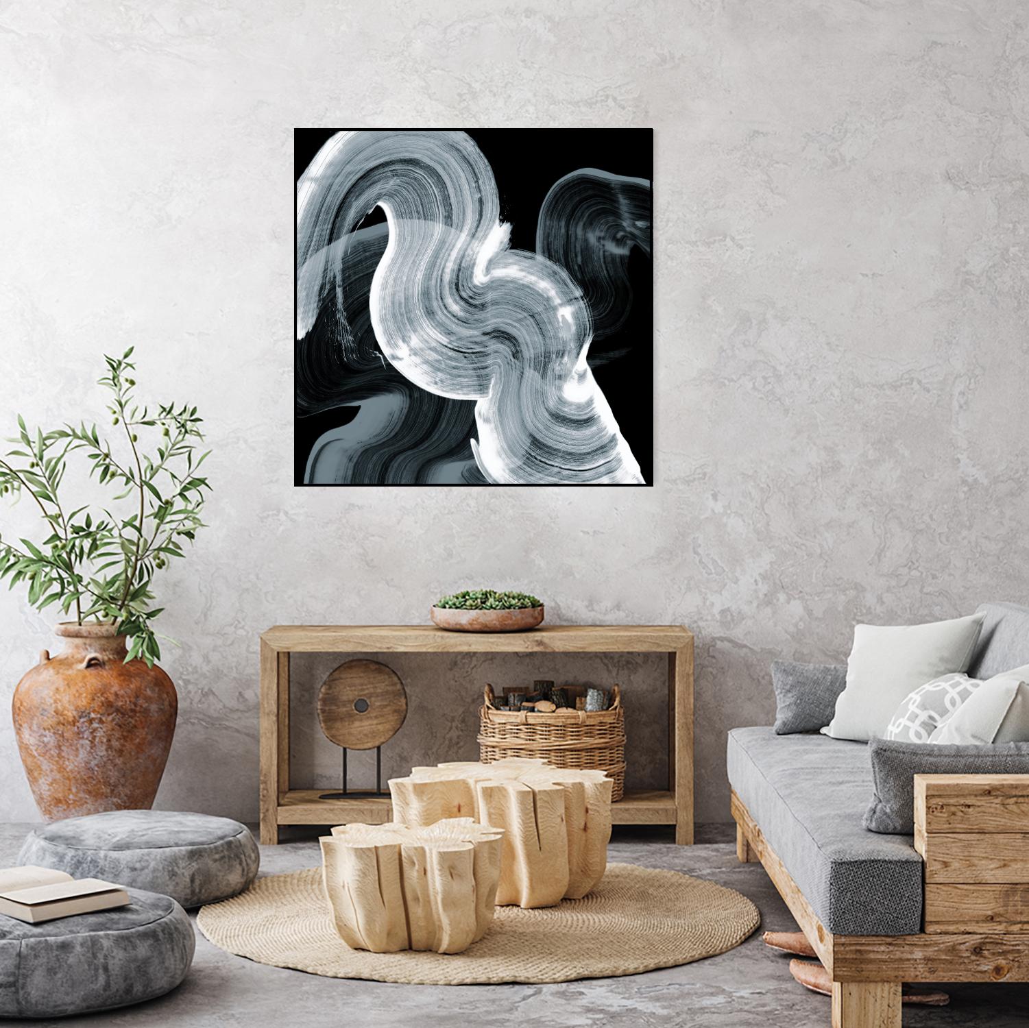 Swirl II by PI Studio on GIANT ART - white abstract