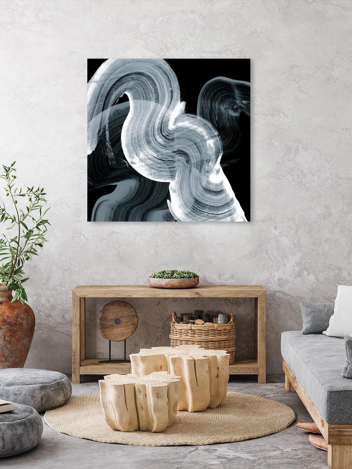 Swirl II by PI Studio on GIANT ART - white abstract
