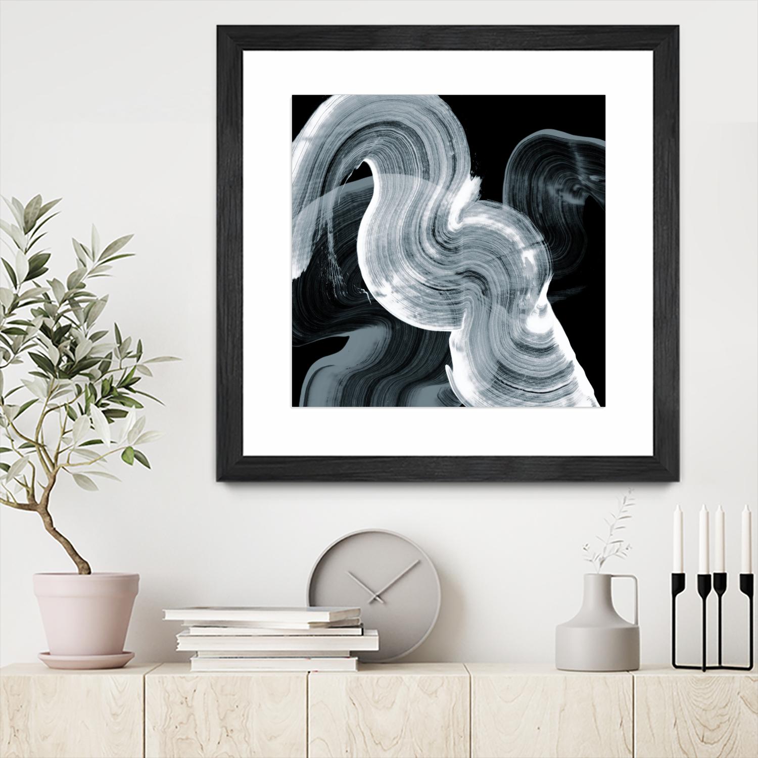 Swirl II by PI Studio on GIANT ART - white abstract