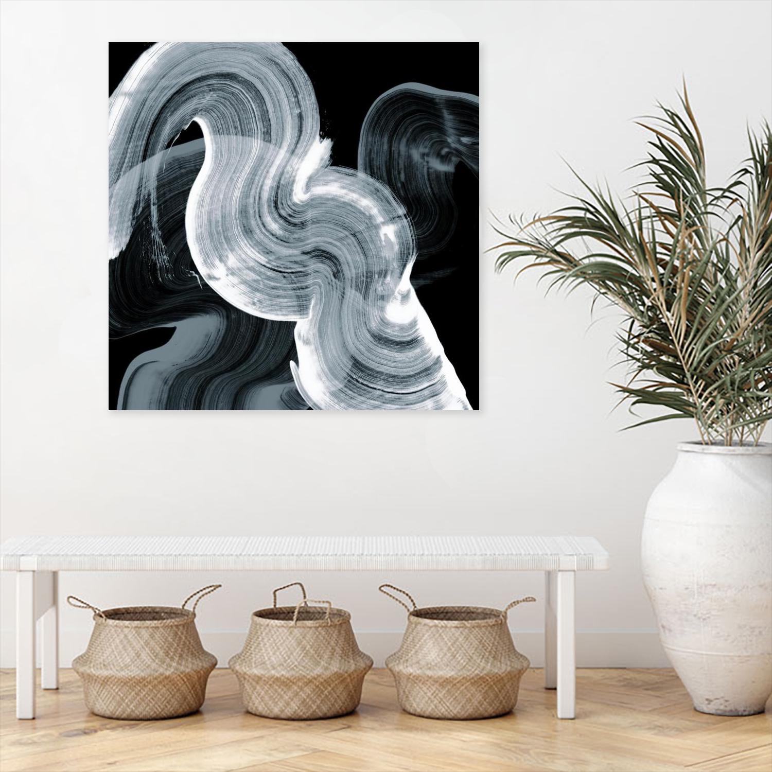 Swirl II by PI Studio on GIANT ART - white abstract