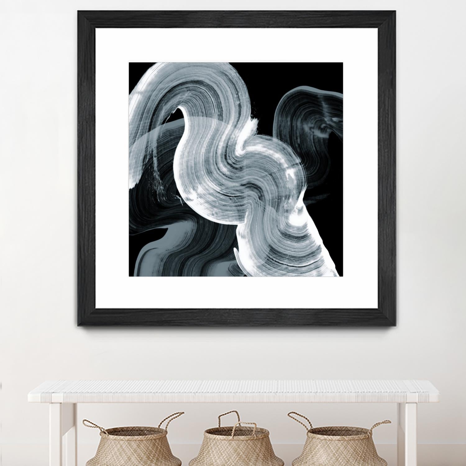 Swirl II by PI Studio on GIANT ART - white abstract