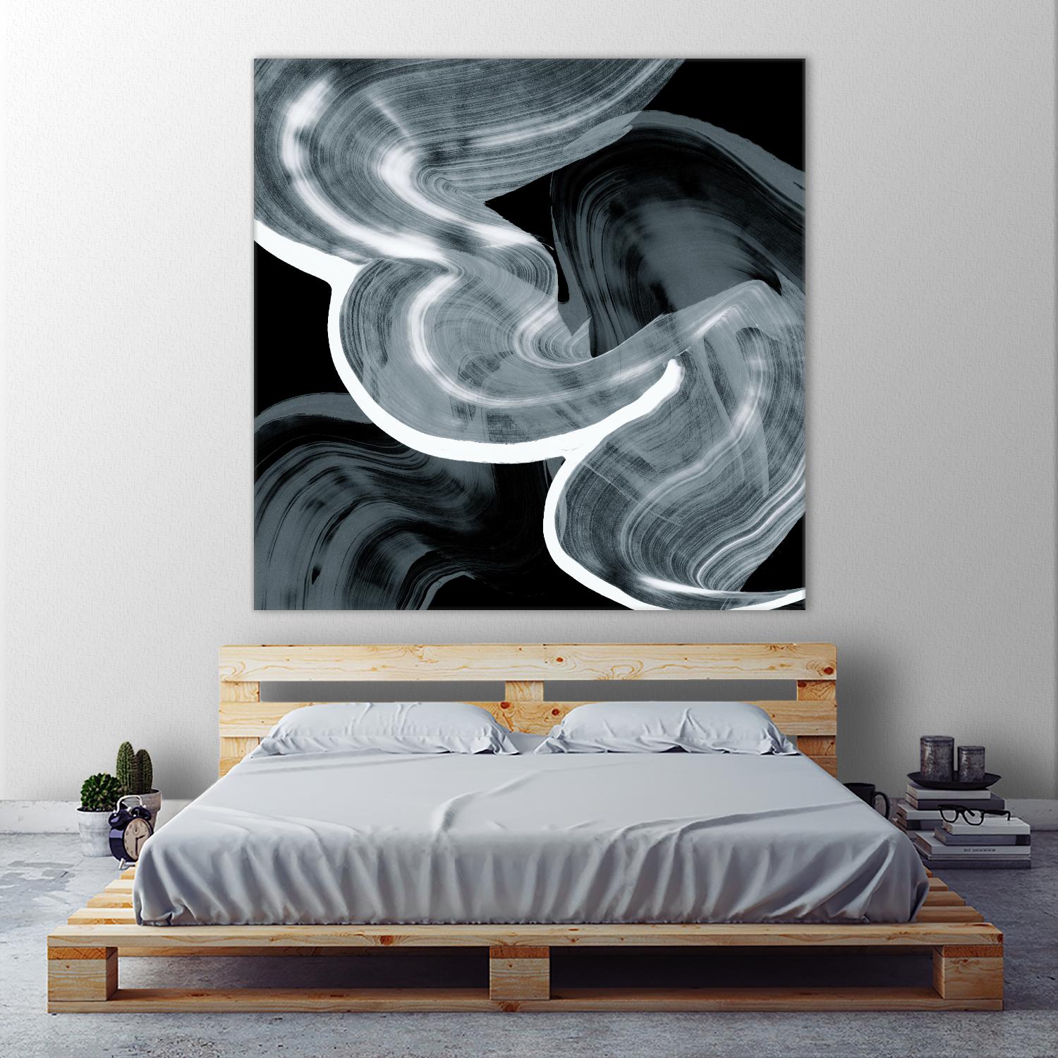 Swirl III by PI Studio on GIANT ART - white abstract