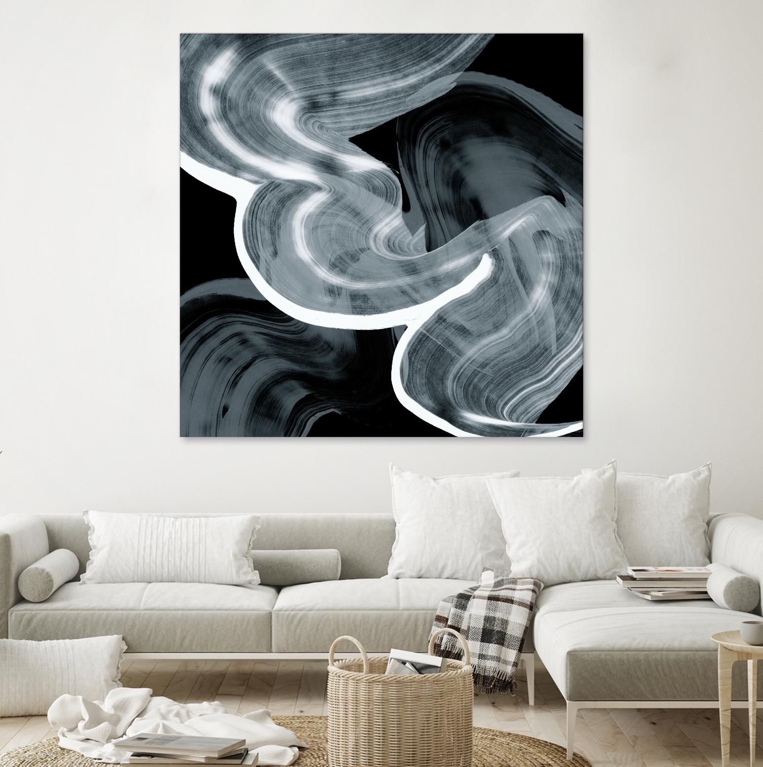 Swirl III by PI Studio on GIANT ART - white abstract