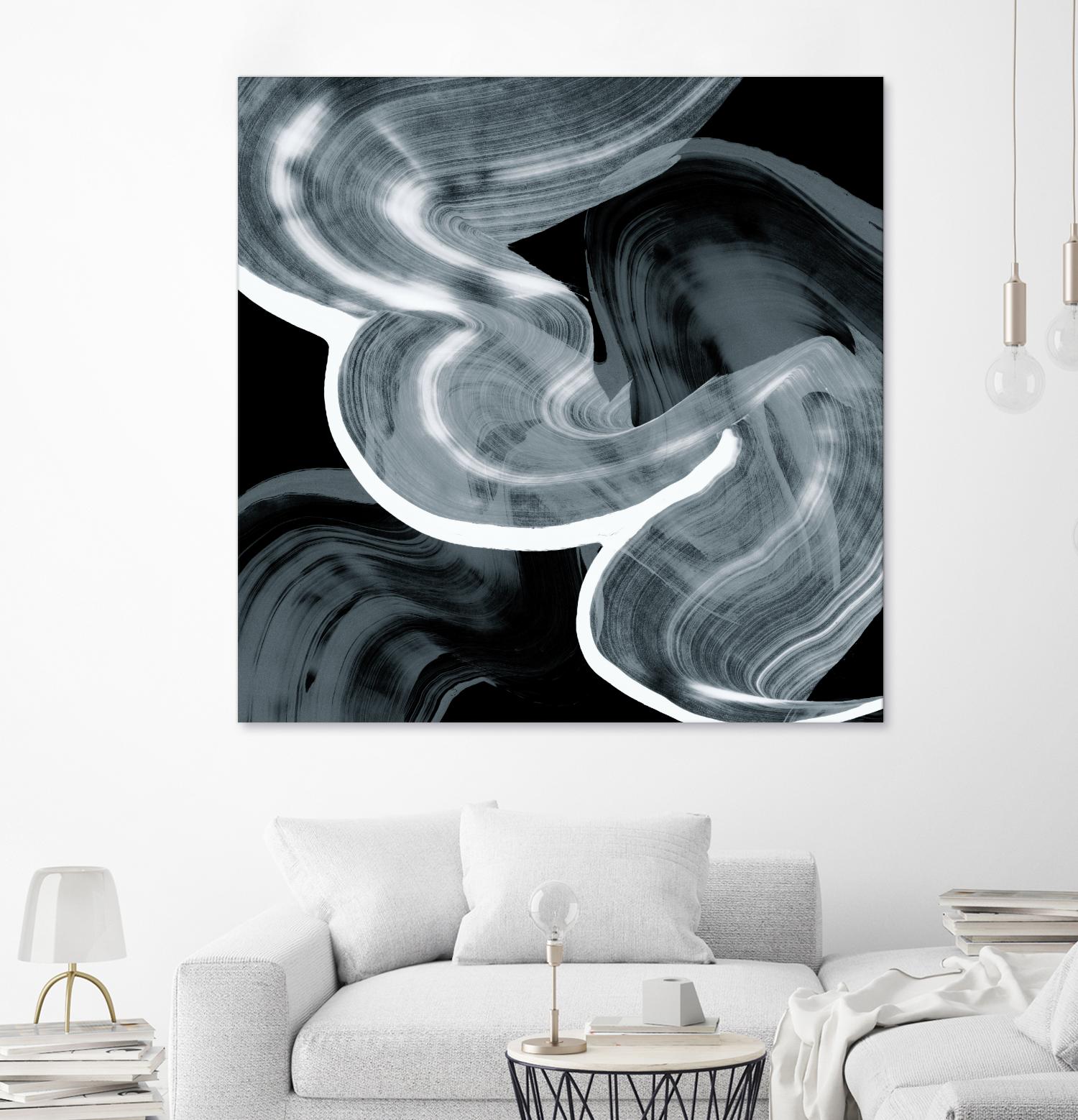 Swirl III by PI Studio on GIANT ART - white abstract
