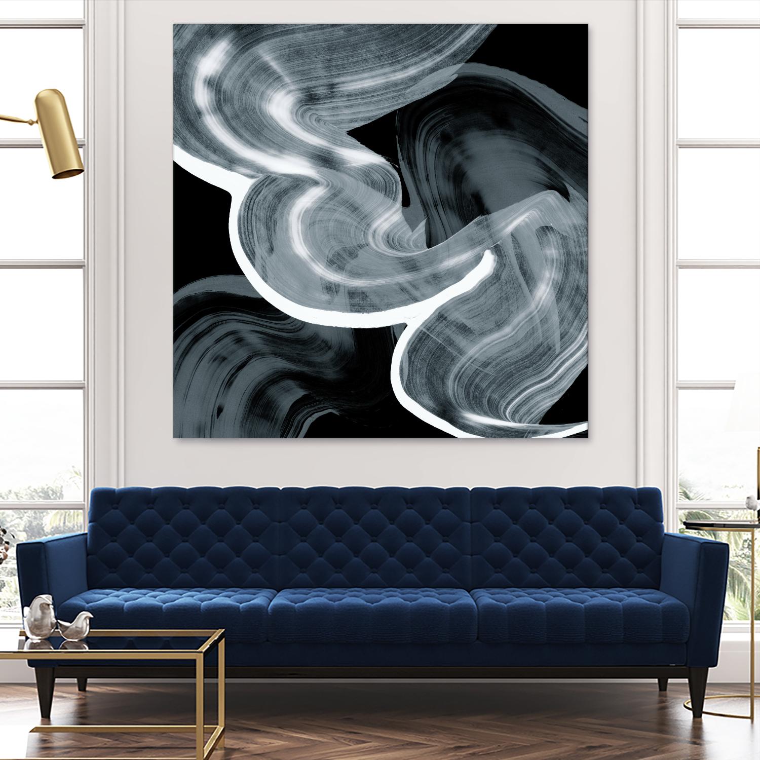 Swirl III by PI Studio on GIANT ART - white abstract