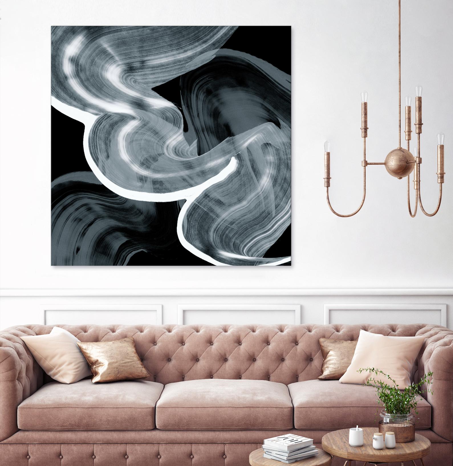 Swirl III by PI Studio on GIANT ART - white abstract