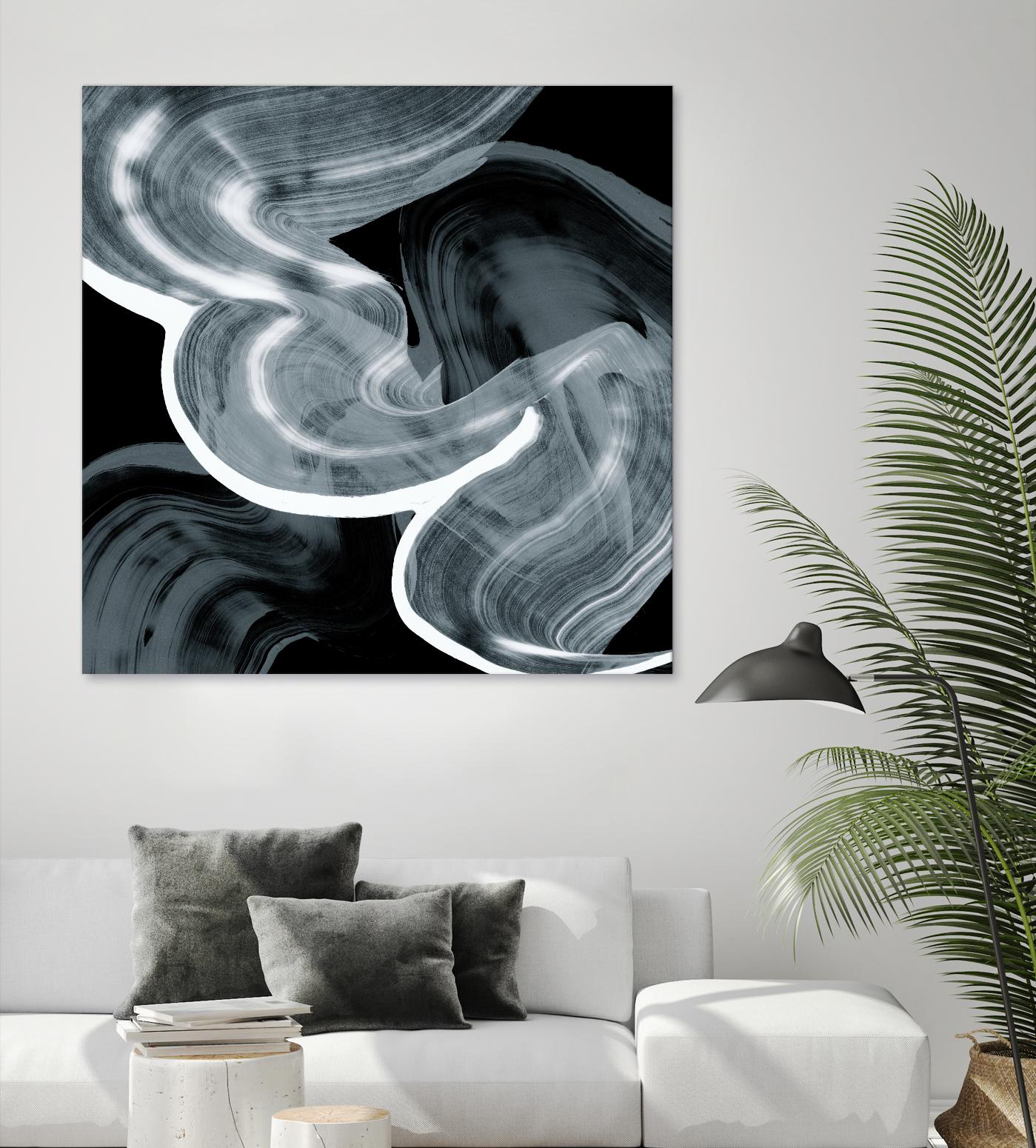 Swirl III by PI Studio on GIANT ART - white abstract