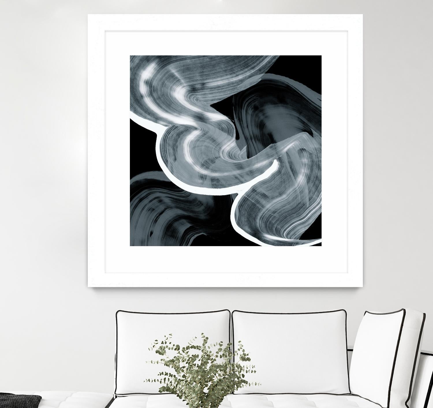 Swirl III by PI Studio on GIANT ART - white abstract