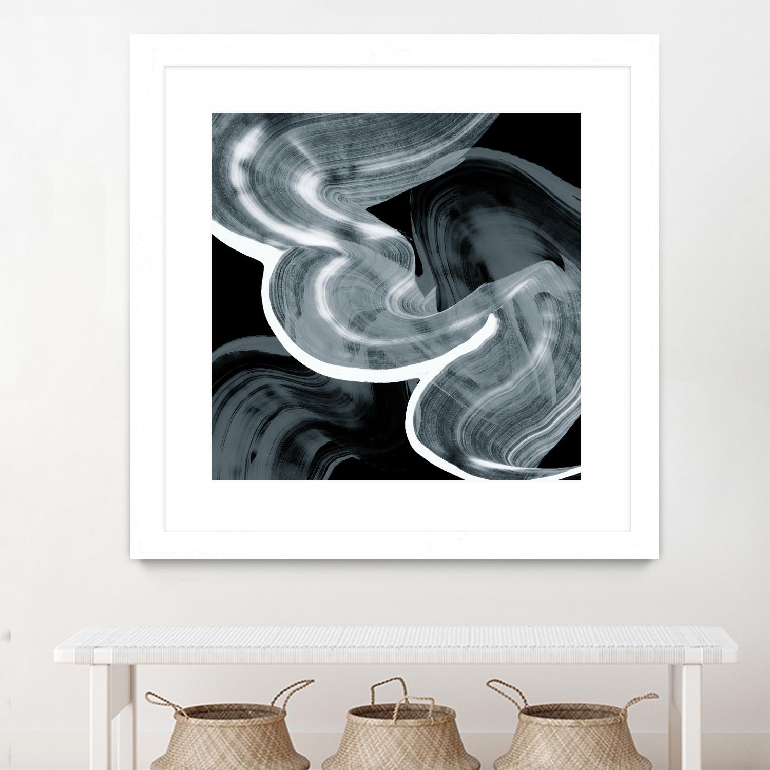 Swirl III by PI Studio on GIANT ART - white abstract