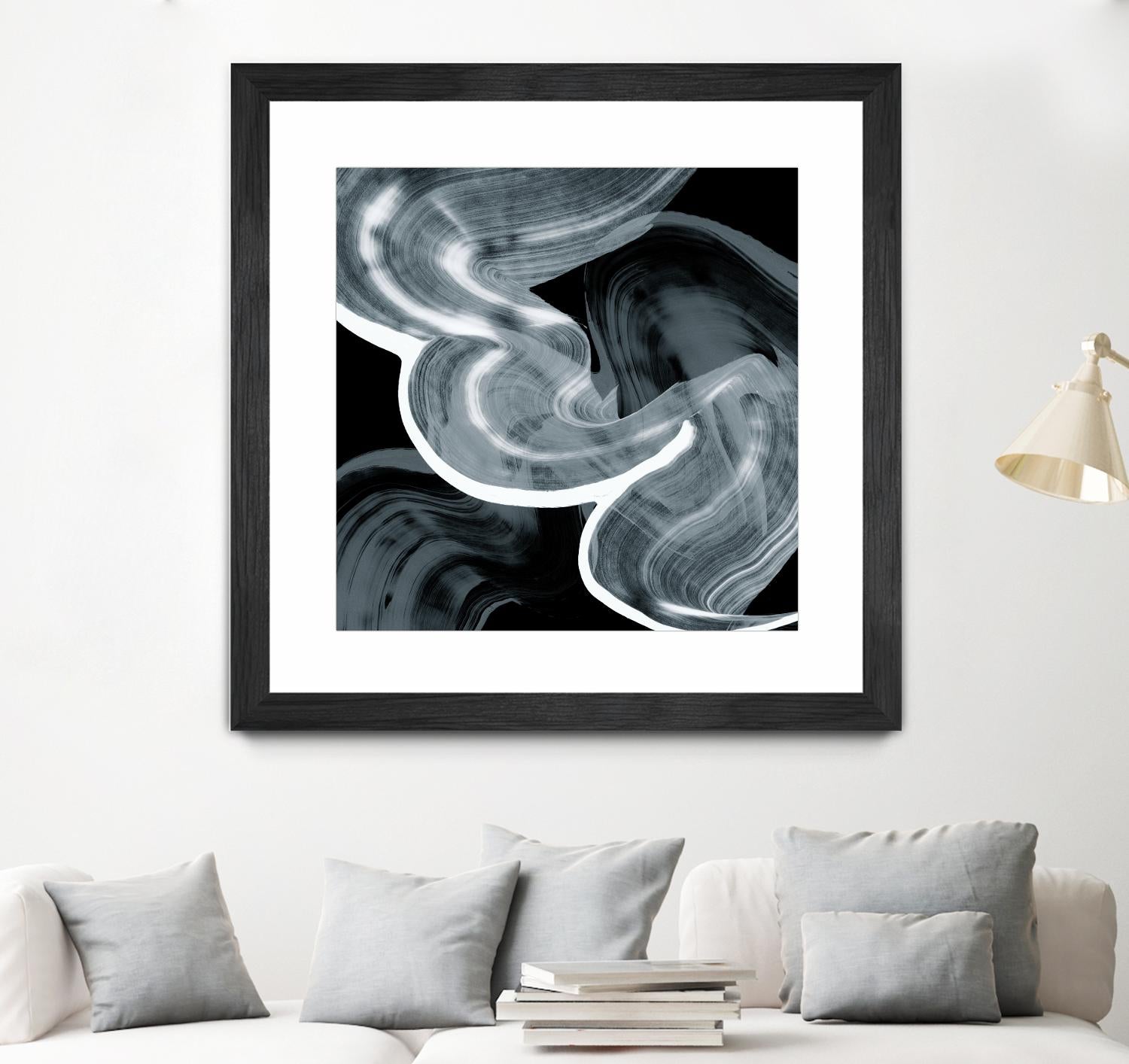 Swirl III by PI Studio on GIANT ART - white abstract