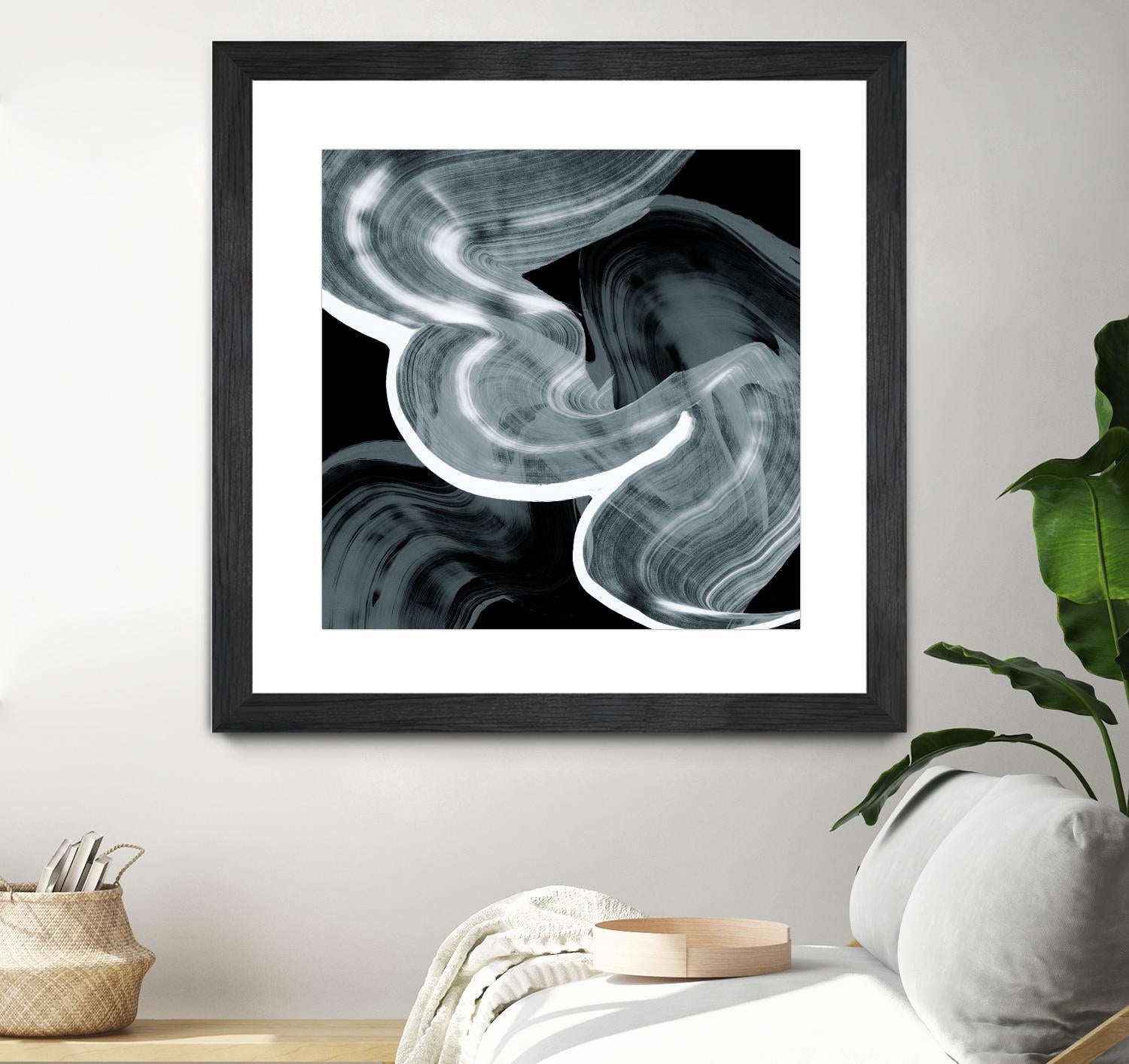 Swirl III by PI Studio on GIANT ART - white abstract