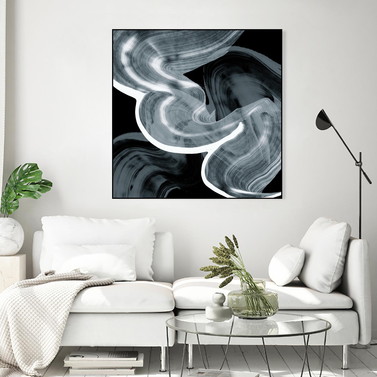 Swirl III by PI Studio on GIANT ART - white abstract