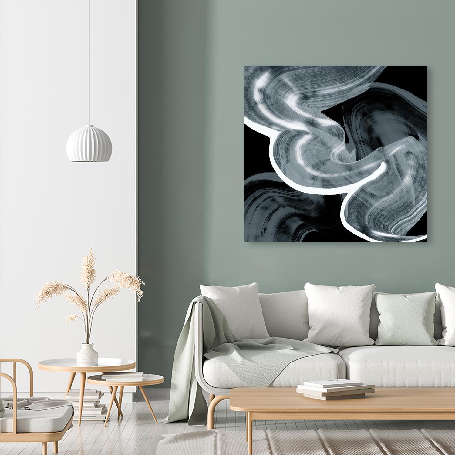 Swirl III by PI Studio on GIANT ART - white abstract