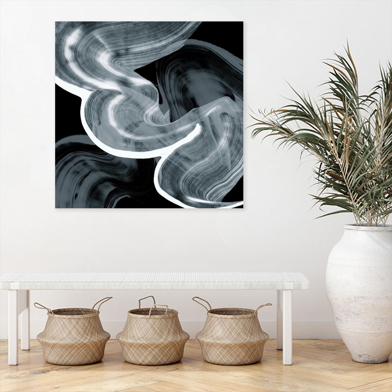 Swirl III by PI Studio on GIANT ART - white abstract