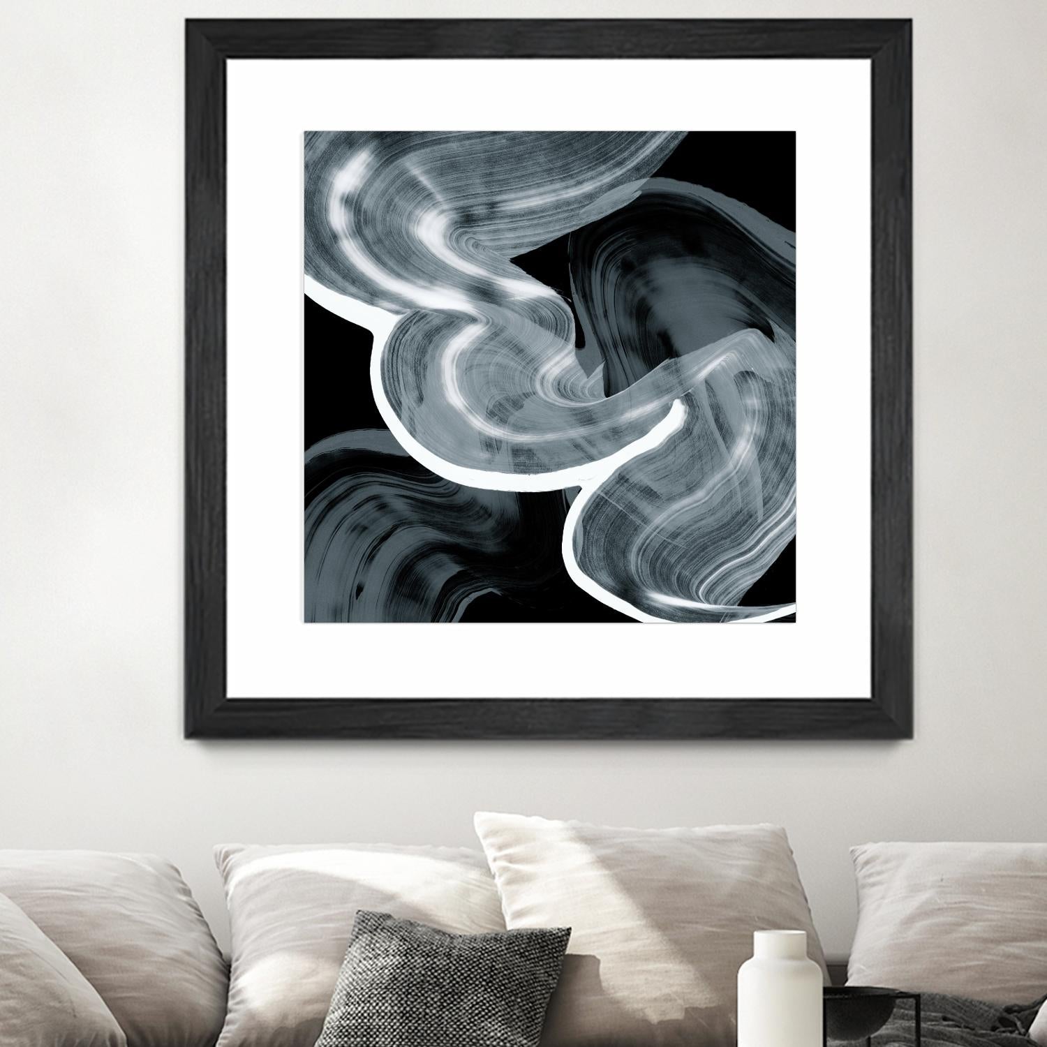 Swirl III by PI Studio on GIANT ART - white abstract