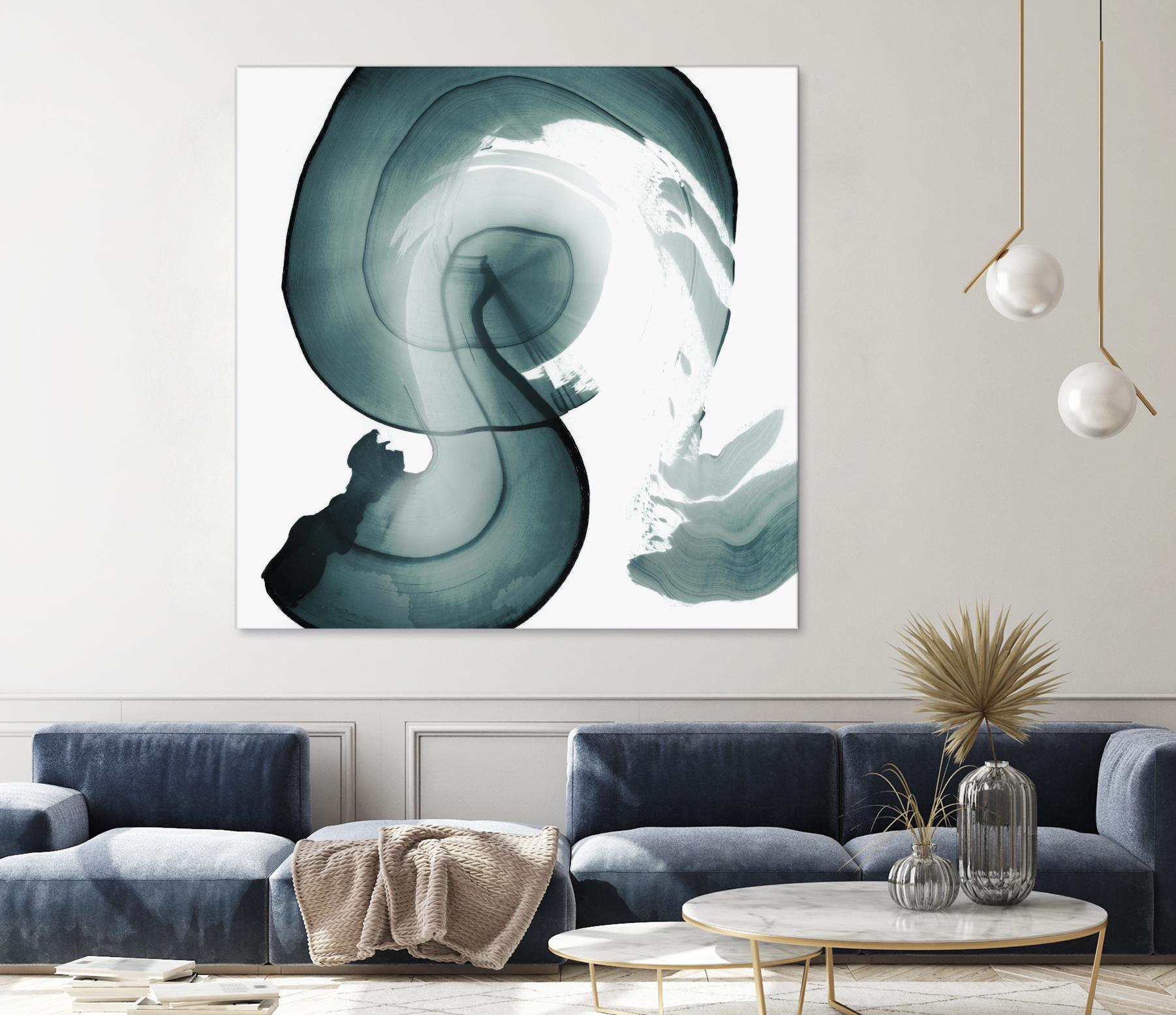 Swirl IV by PI Studio on GIANT ART - white abstract