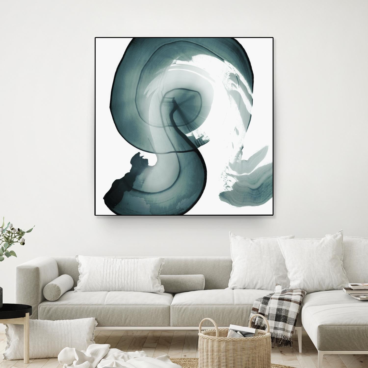 Swirl IV by PI Studio on GIANT ART - white abstract