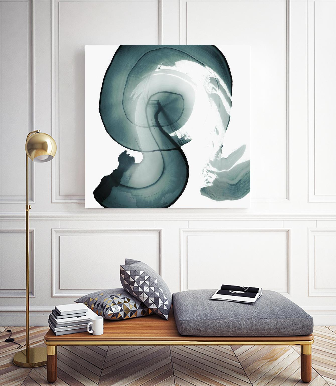 Swirl IV by PI Studio on GIANT ART - white abstract