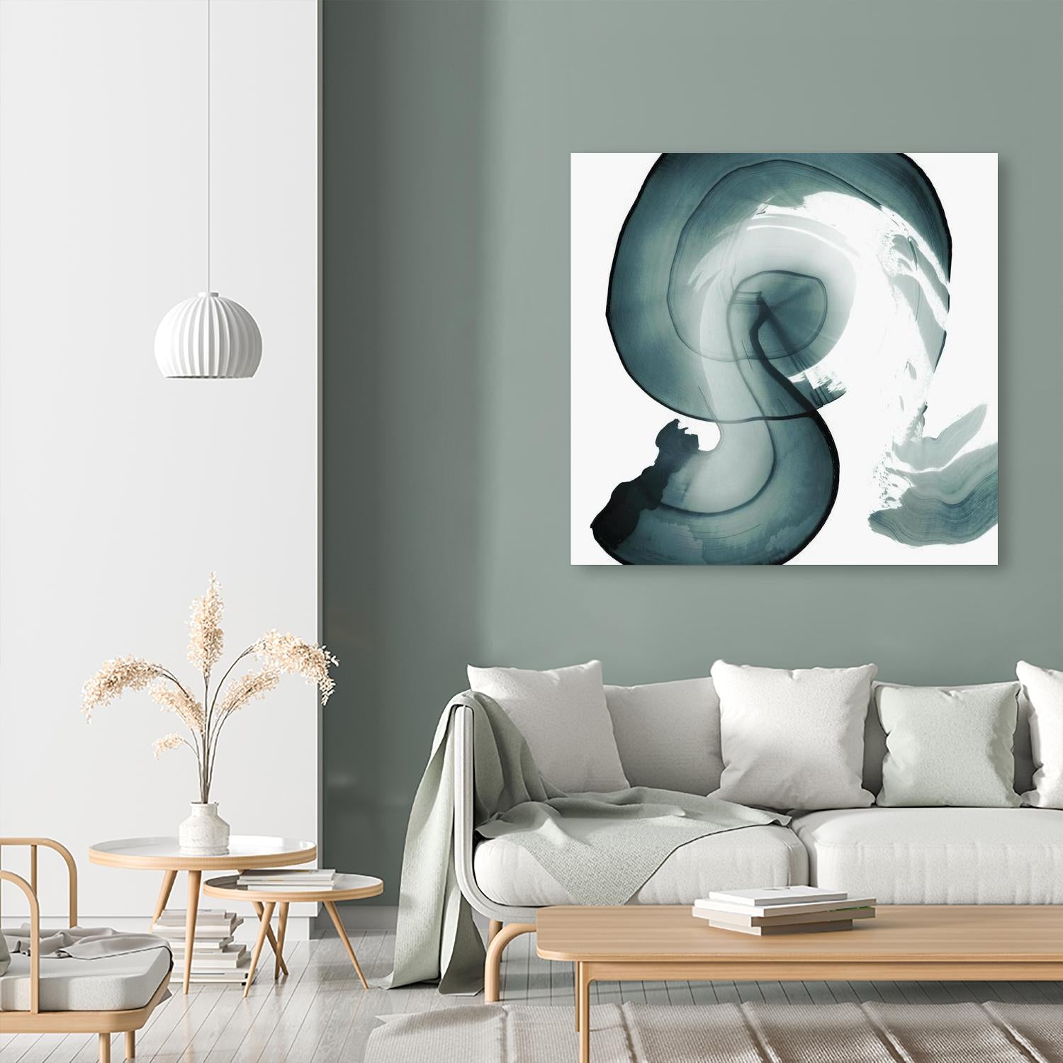 Swirl IV by PI Studio on GIANT ART - white abstract