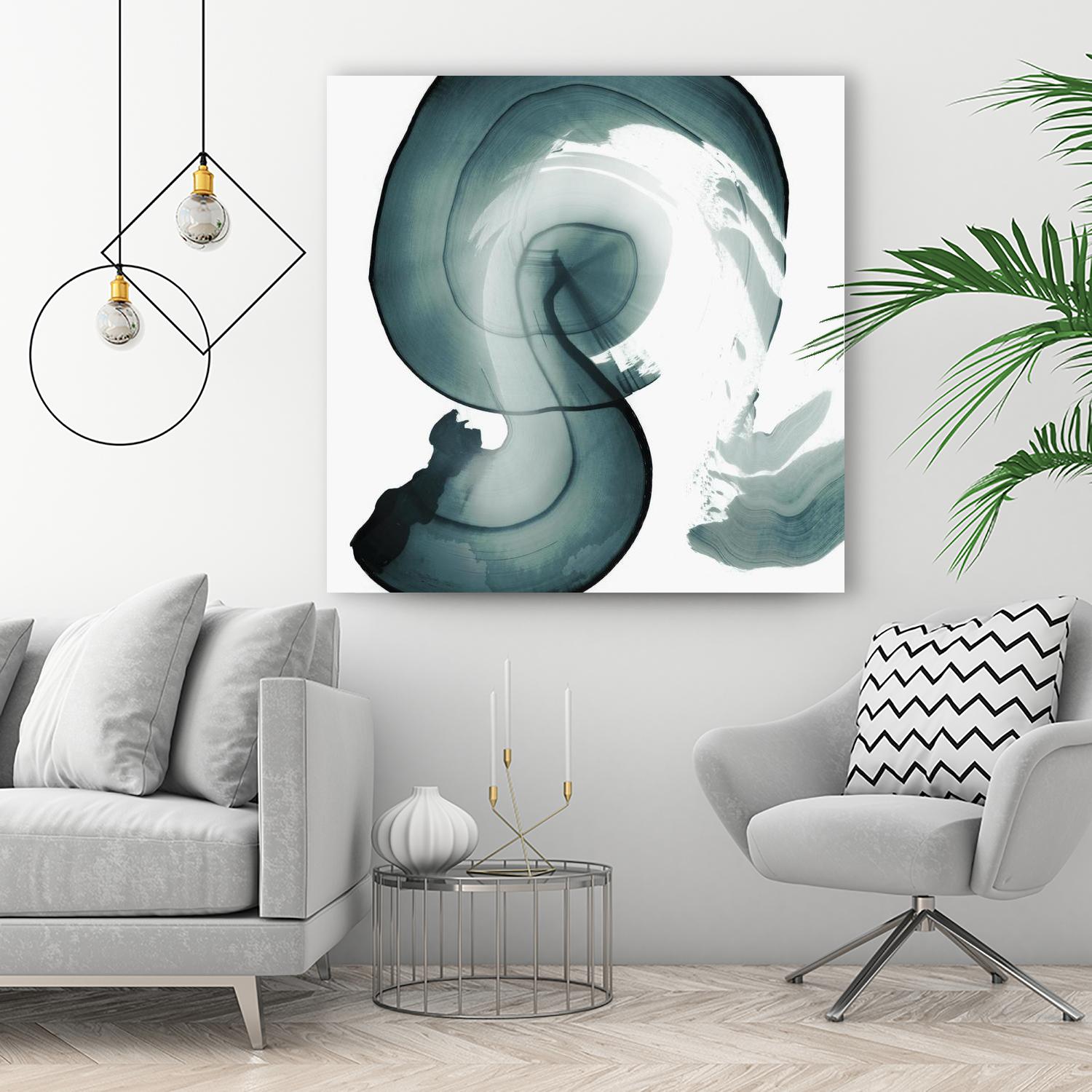Swirl IV by PI Studio on GIANT ART - white abstract