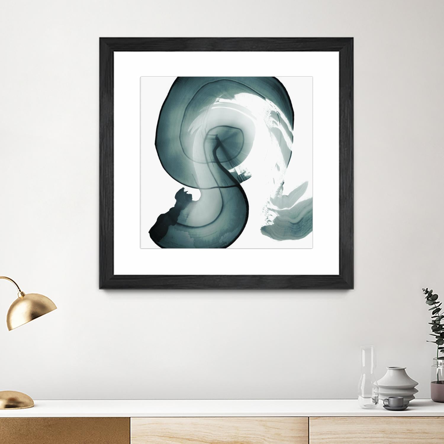 Swirl IV by PI Studio on GIANT ART - white abstract
