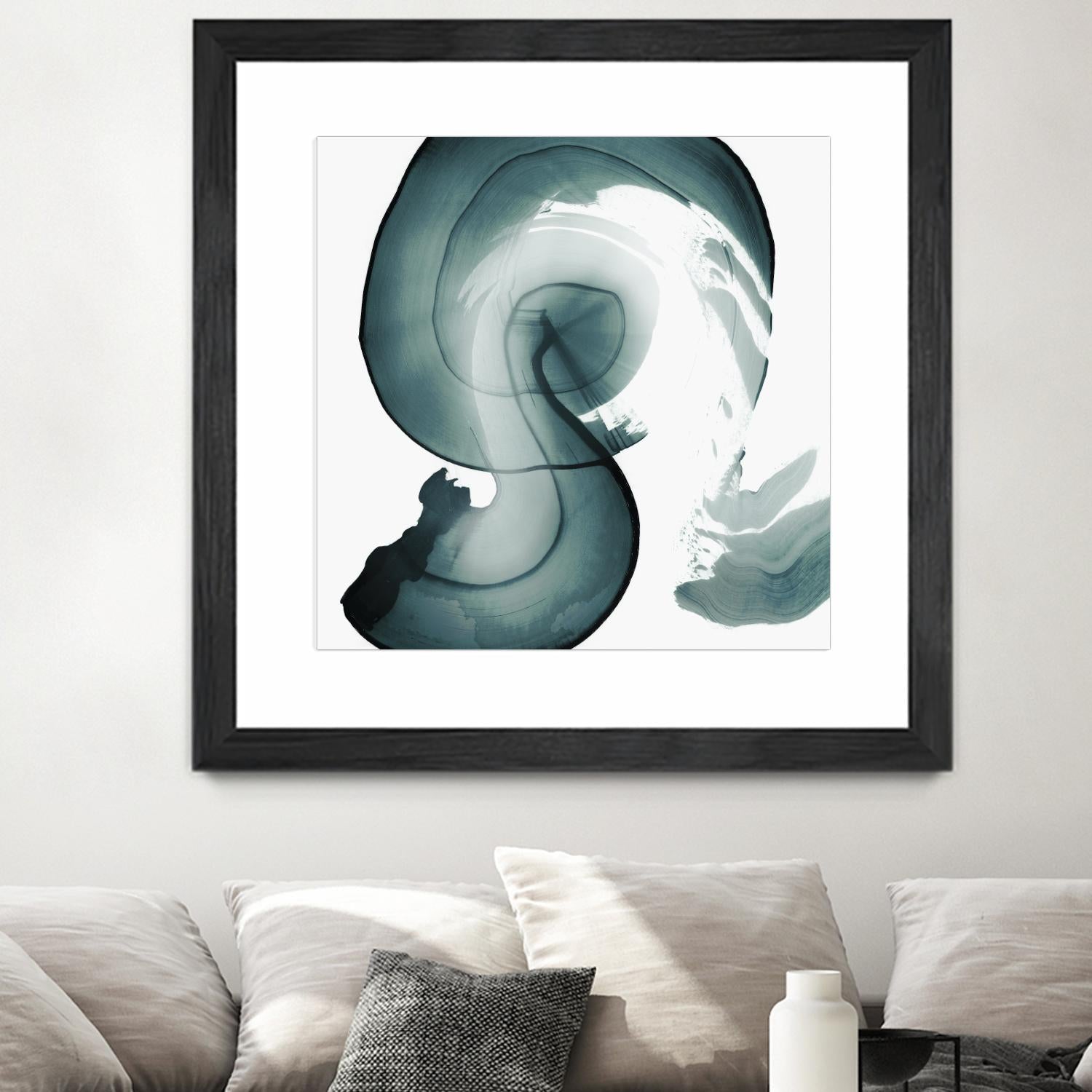 Swirl IV by PI Studio on GIANT ART - white abstract