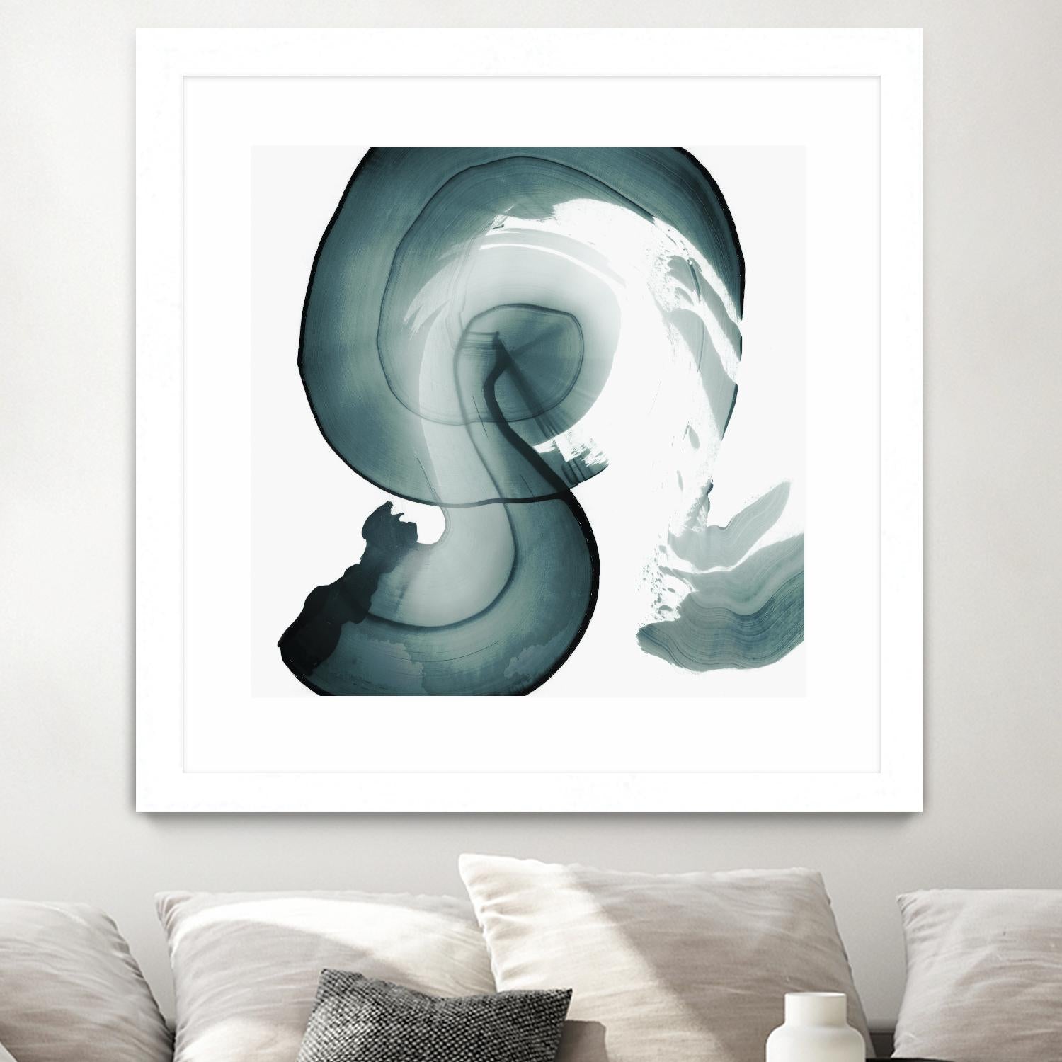 Swirl IV by PI Studio on GIANT ART - white abstract